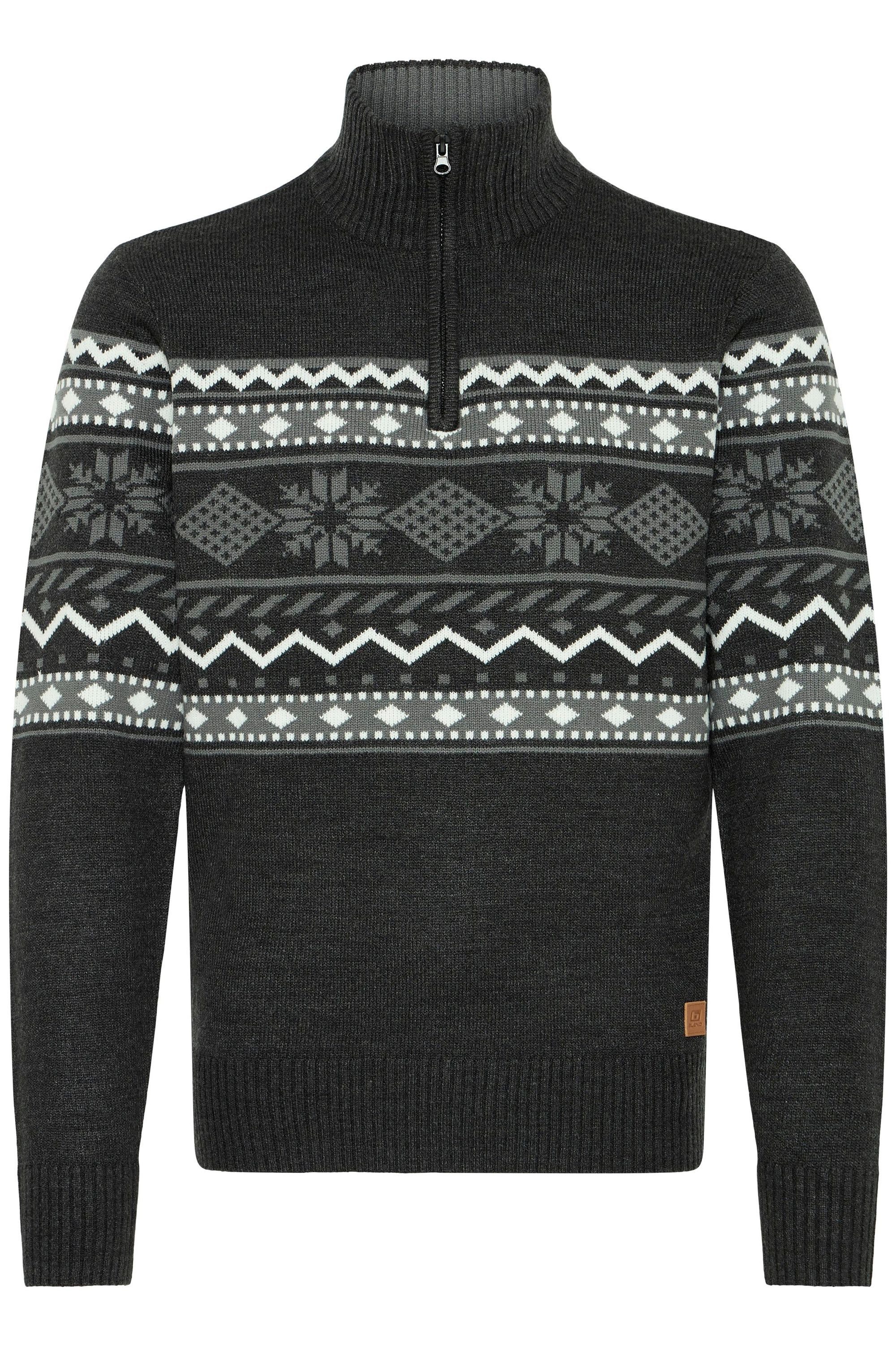 Blend Troyer BHNolan Klassischer Troyer mit Norweger-Muster günstig online kaufen