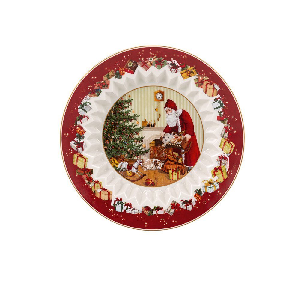 (1-tlg) Servierschüssel Toy's Villeroy Fantasy & bringt Santa Geschenke, Porzellan, groß, Schale Boch