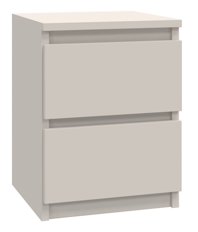 Raumhirsch Furniture Nachttisch Nachttisch mit Ablage, 2 Schubladen, Nachtkommode (stabil & praktisch, 1-St), (viele Farbvarianten - Maße: 30 x 40 x 30 cm) - Hochwertig & stabil