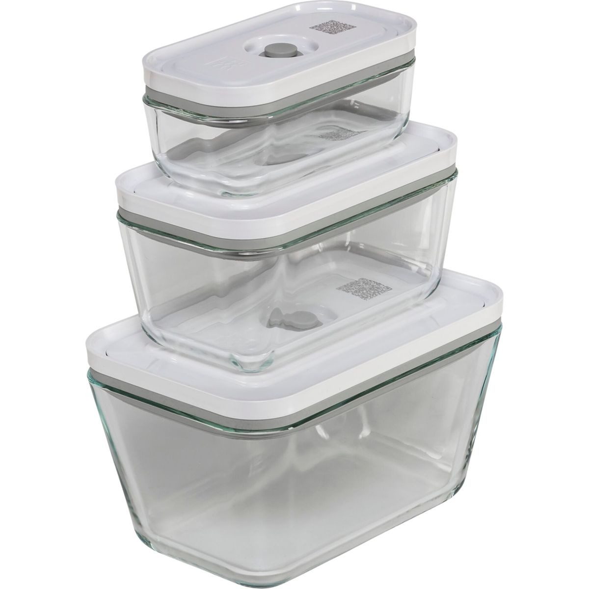 Zwilling Vorratsdose Fresh&Save Vakuum Boxset 3 tlg., Glas / Kunststoff