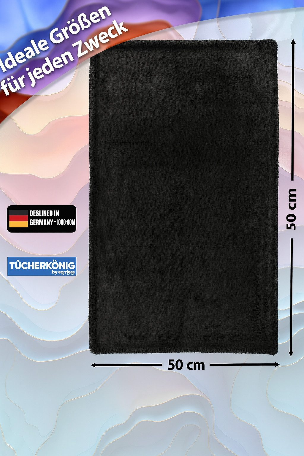 Kemes Mikrofasertücher Auto XXL Ultra saugstark mit 1400 GSM Trockentuch Mikrofasertuch (50x80 cm, 1-tlg., Extrem Saugstark 5-Fache) – Bild 2 von 5