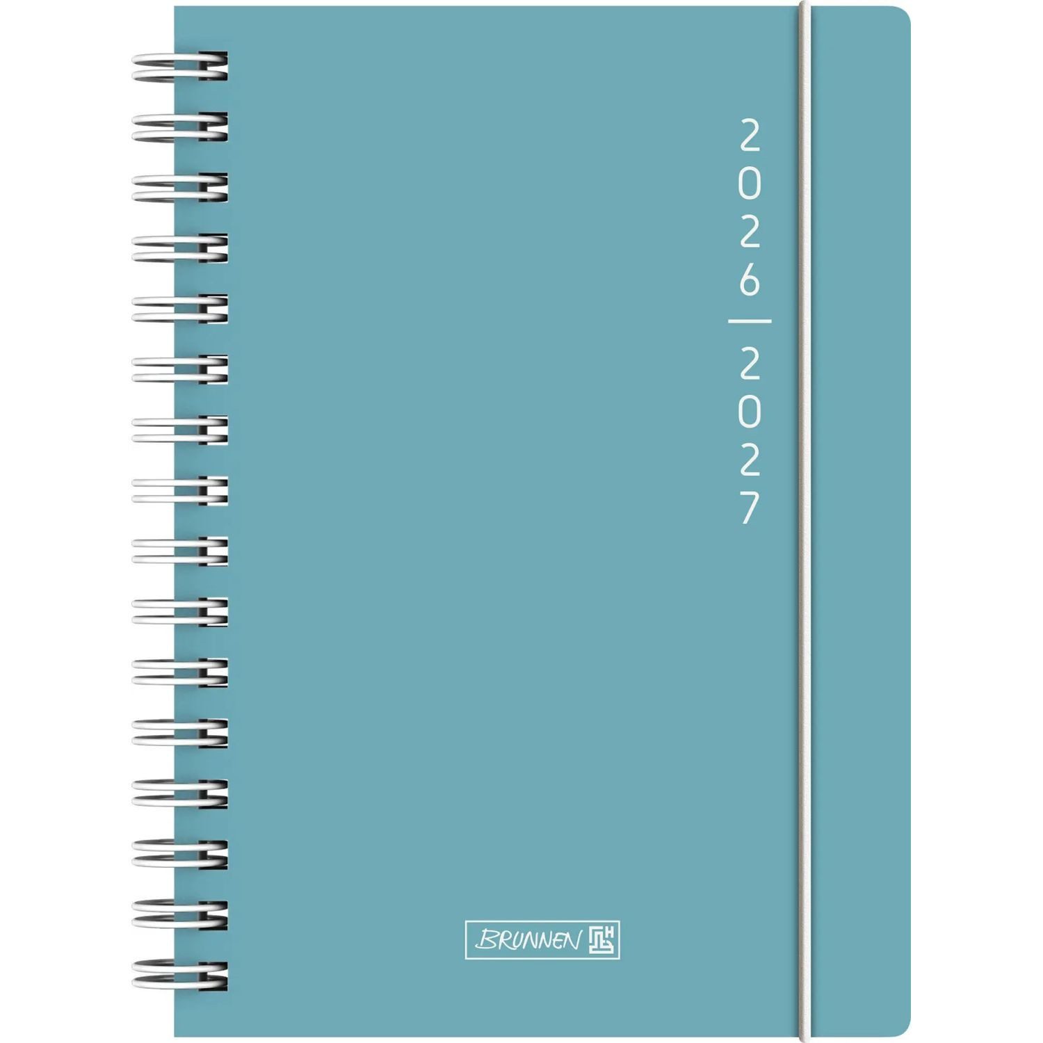 Schülerkalender Schülerkalender 2026/2027 "Plain Blue", A5, Kunststoff
