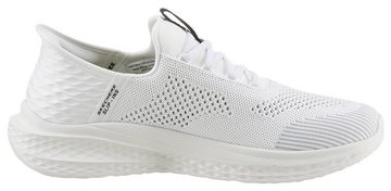 Skechers SLADE-QUINTO Slip-On Sneaker Slipper, Freizeitschuh mit dezenten Kontrastbesatz