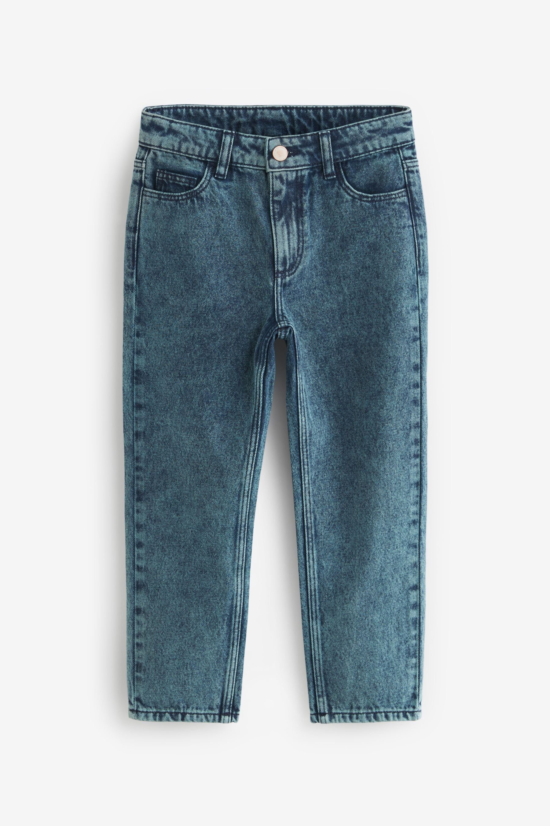 Next Mom-Jeans Mom-Jeans (1-tlg) Teal Blue | Mom-Jeans