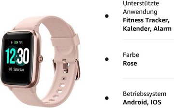 Fitpolo Smartwatch (1,3 Zoll, Android iOS), Fitness Tracker Uhr Touchscreen Android iOS Stoppuhr Fitness Armband