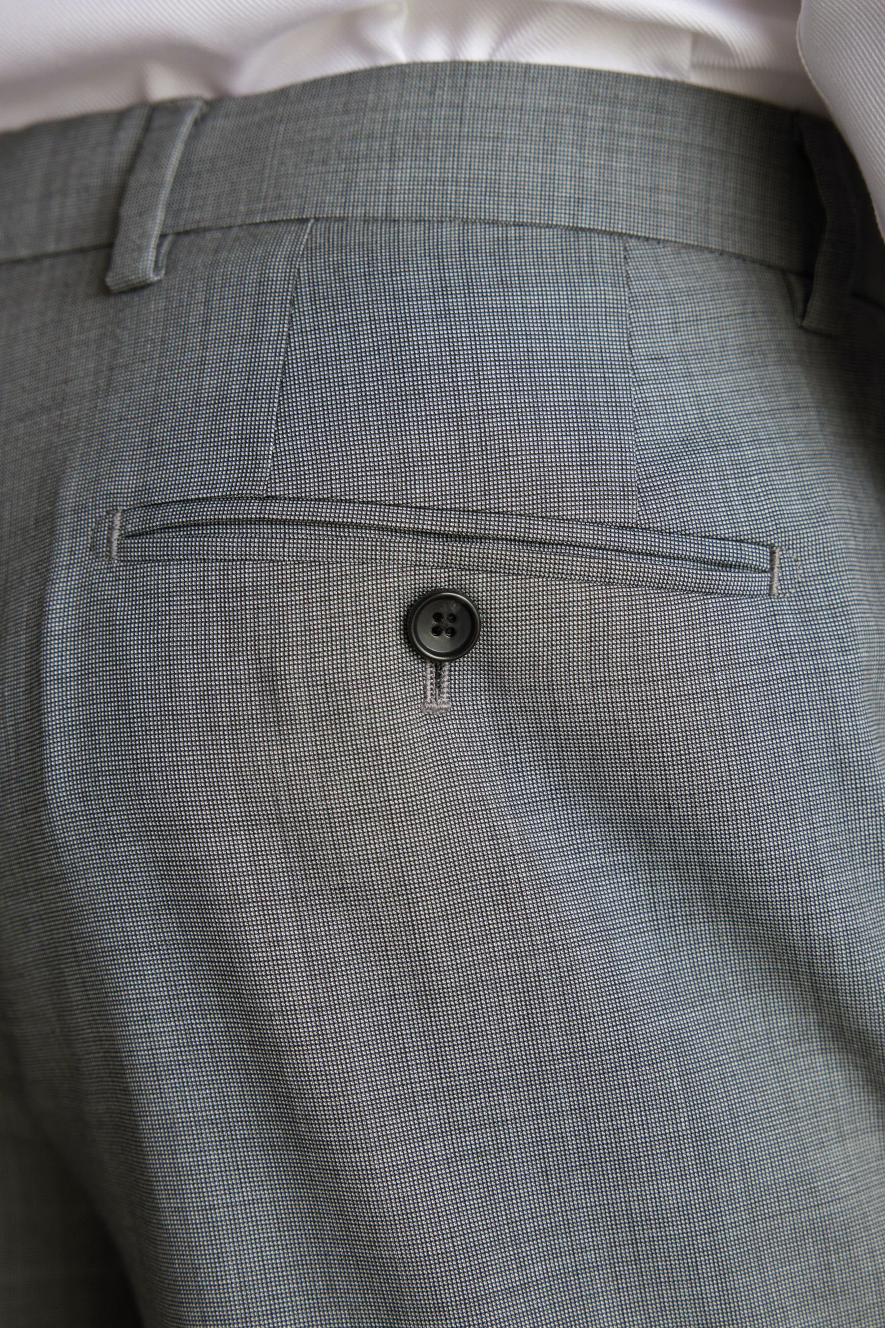 Next Anzughose Tailored (1-tlg) im Grey Hose Fit: Signature Wollanzug
