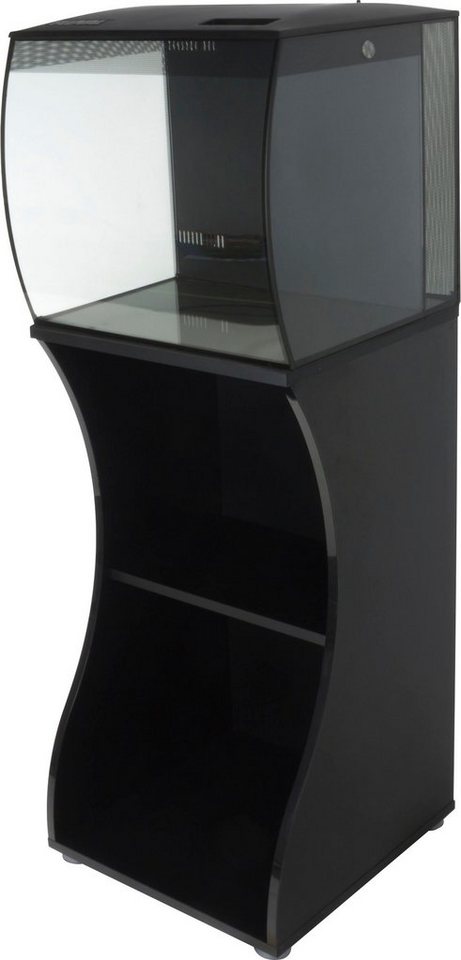 FLUVAL Aquarien-Set Flex, 57 l, BxTxH: 41,5x42x116 cm, Inkl. Filtereinheit,  Beleuchtung und Fernbedienung