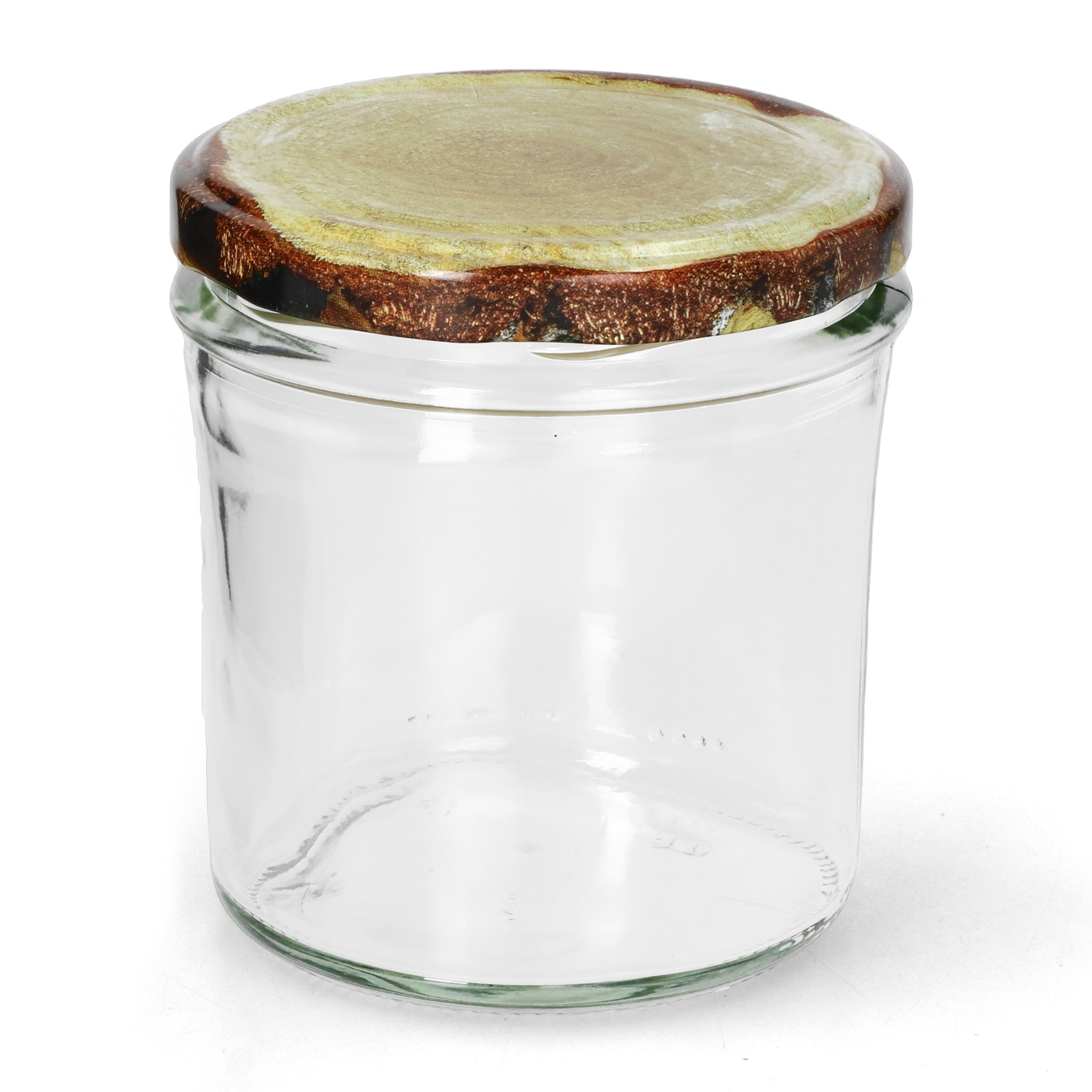 MamboCat Einmachglas 20er Set Sturzgläser ml Deckel, 82 350 Glas Marmeladengläser To Holzdekor