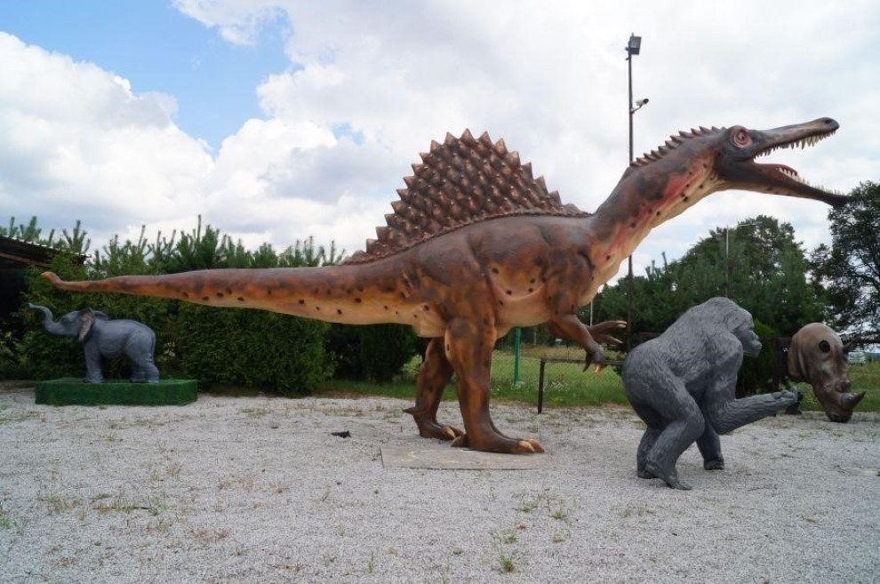 JVmoebel Skulptur Design Dinosaurier Figur Statue Skulptur Figuren Dekoration Deko Neu, Made in Europa