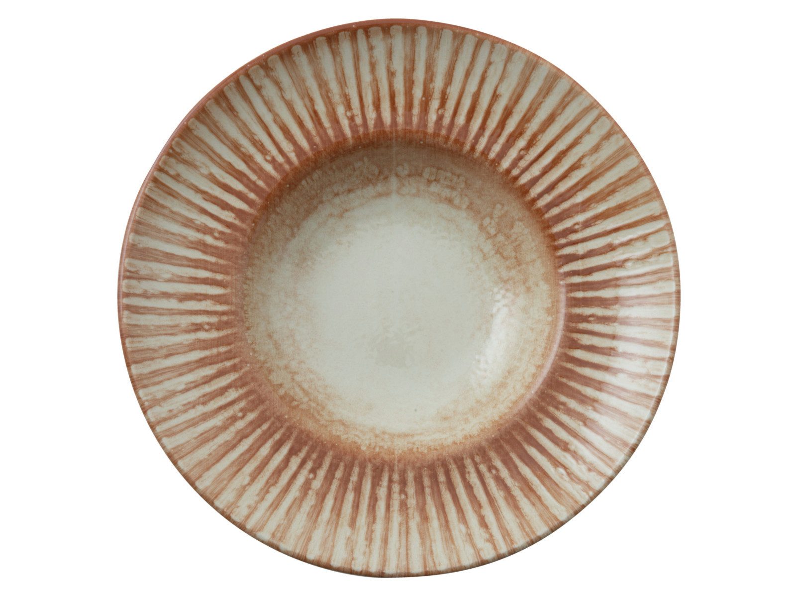 Rosenthal Pastateller Arthur Krupp Stoneware Sunlight Red Pastateller 29,5cm
