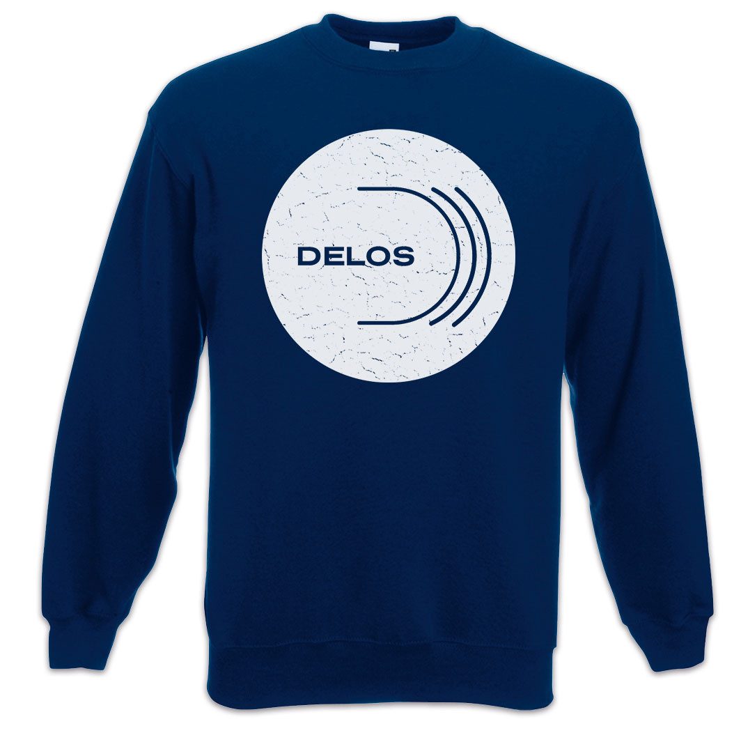 Sweatshirt Delos B2 Sweatshirt Westworld Labyrinth Circle Kreis Kopf Head Tattoo