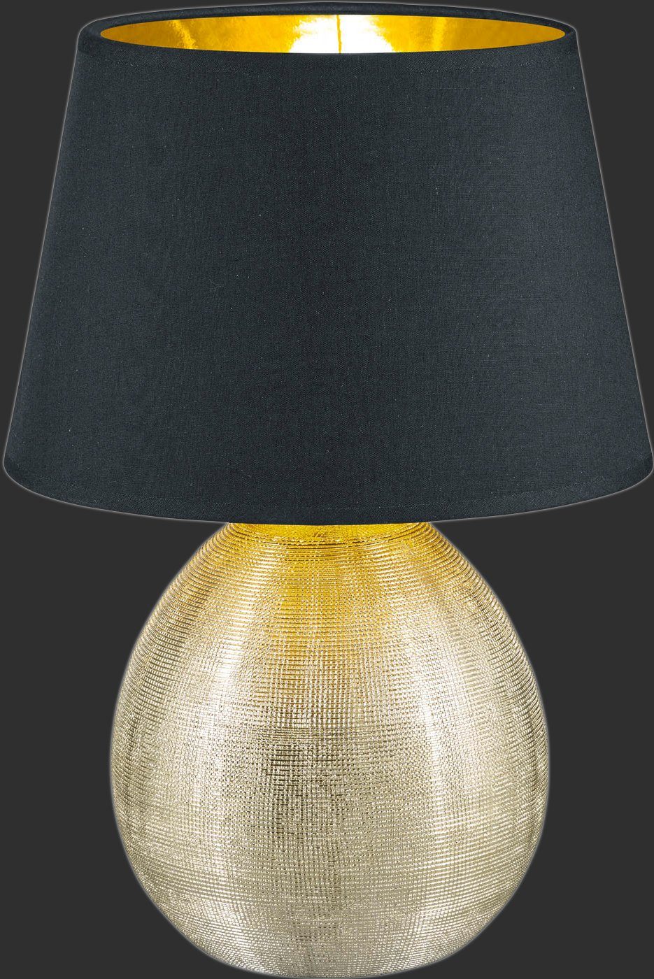 Reality Leuchten Tischleuchte LUXOR, ohne Leuchtmittel, Schnurschalter, Leu günstig online kaufen