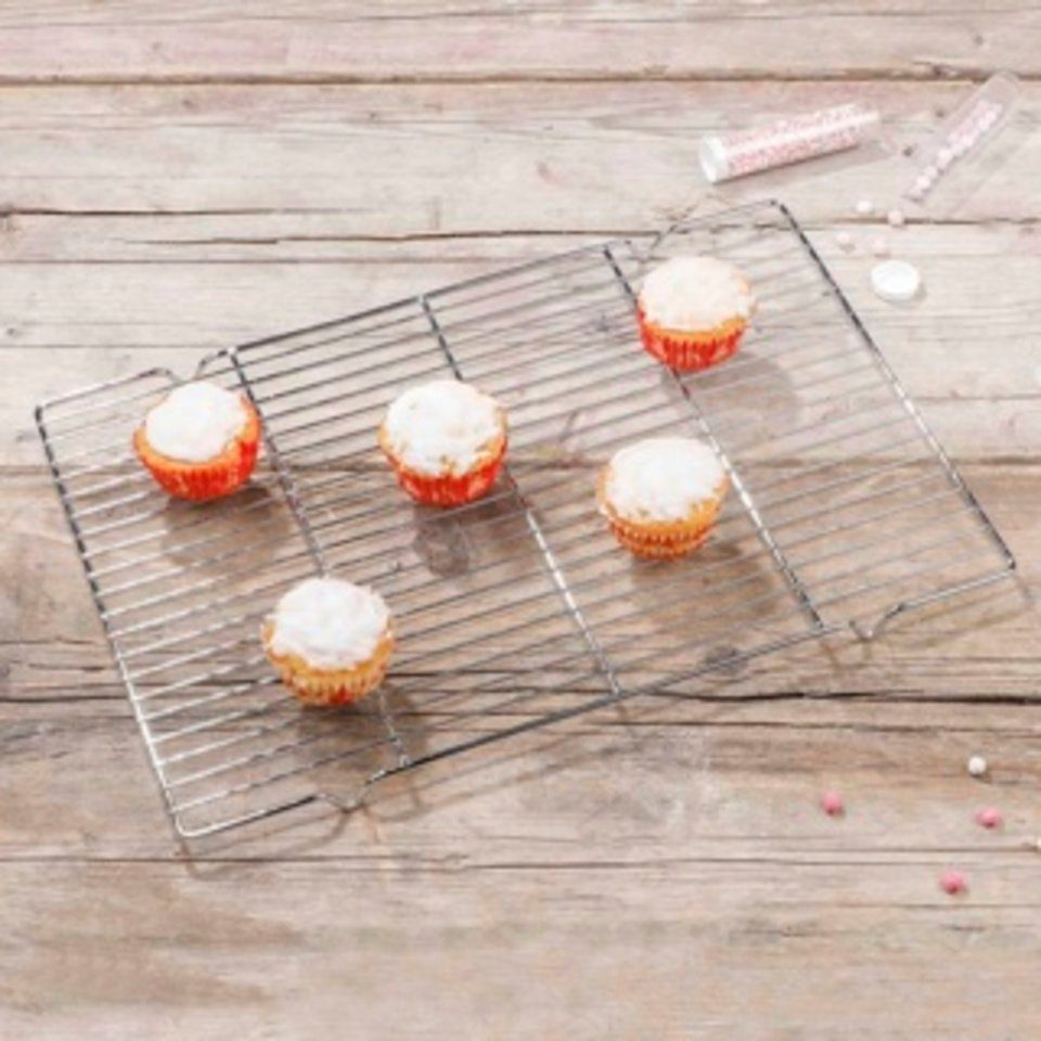 Haushalt International Abkühlgitter Auskühlgitter, eckig Maße: ca. 45 x 30cm, (1-tlg)