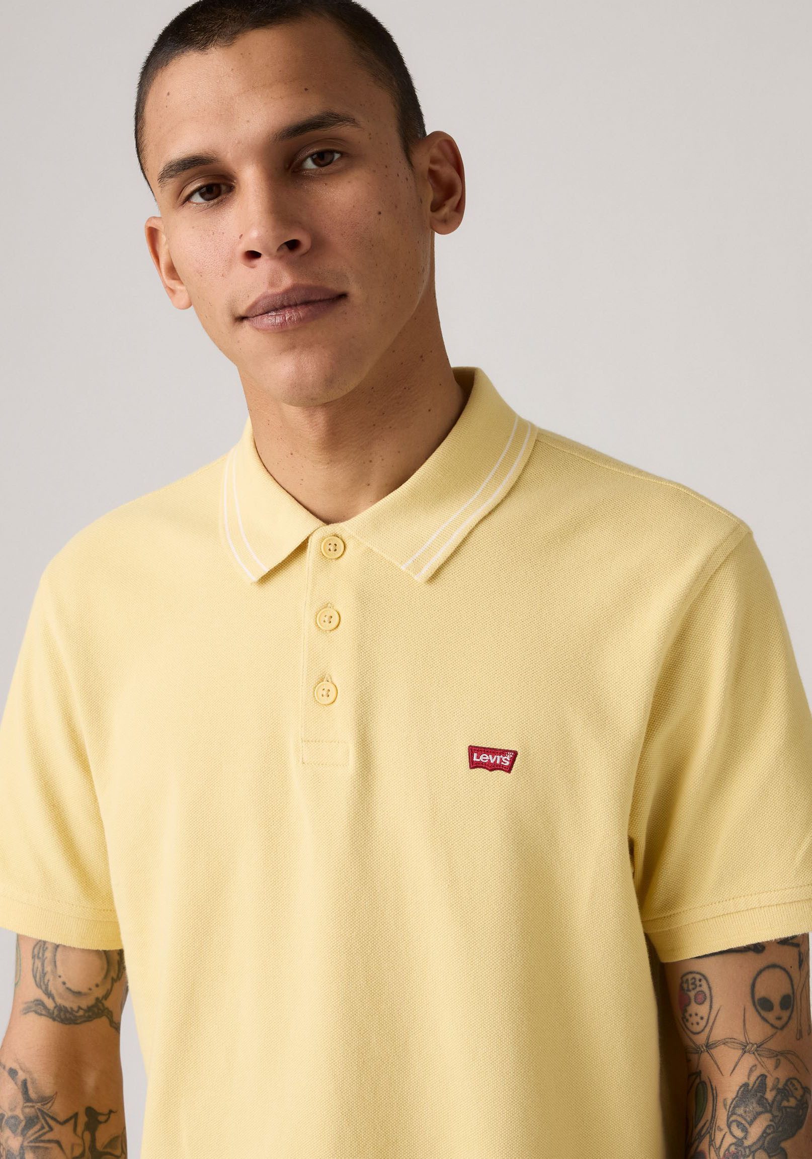 Levi's® Poloshirt LE NEW LEVIS HM POLO mit kleinem Batwing-Logo – Bild 4 von 5