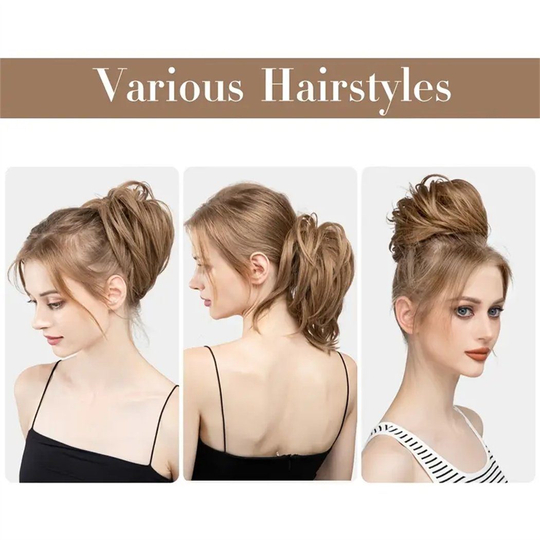DAYUT Toupet women's accessories appliances Ponytail extension elastic hair wig