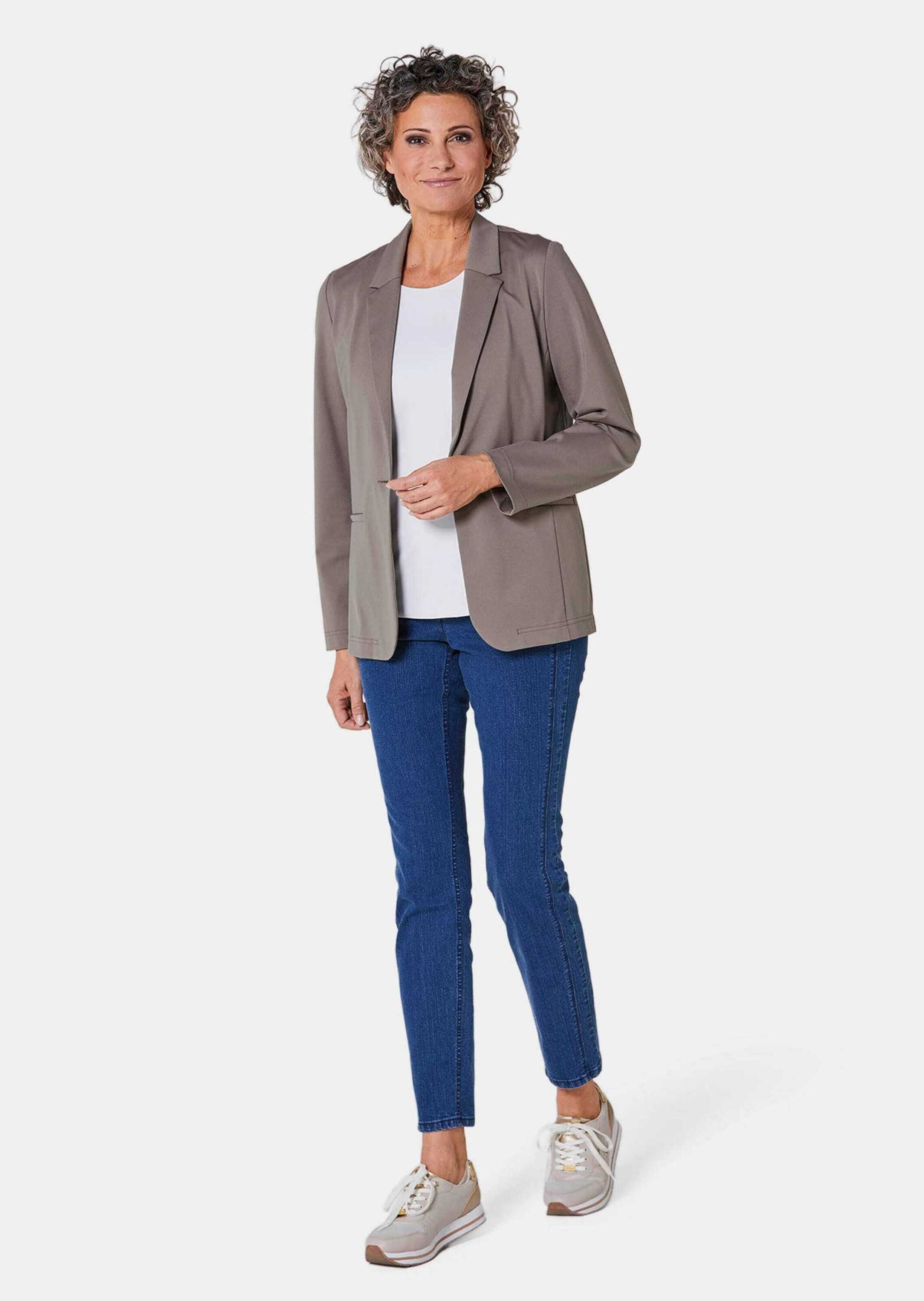 GOLDNER Jerseyblazer Damenblazer mit Reverskragen und günstig online kaufen