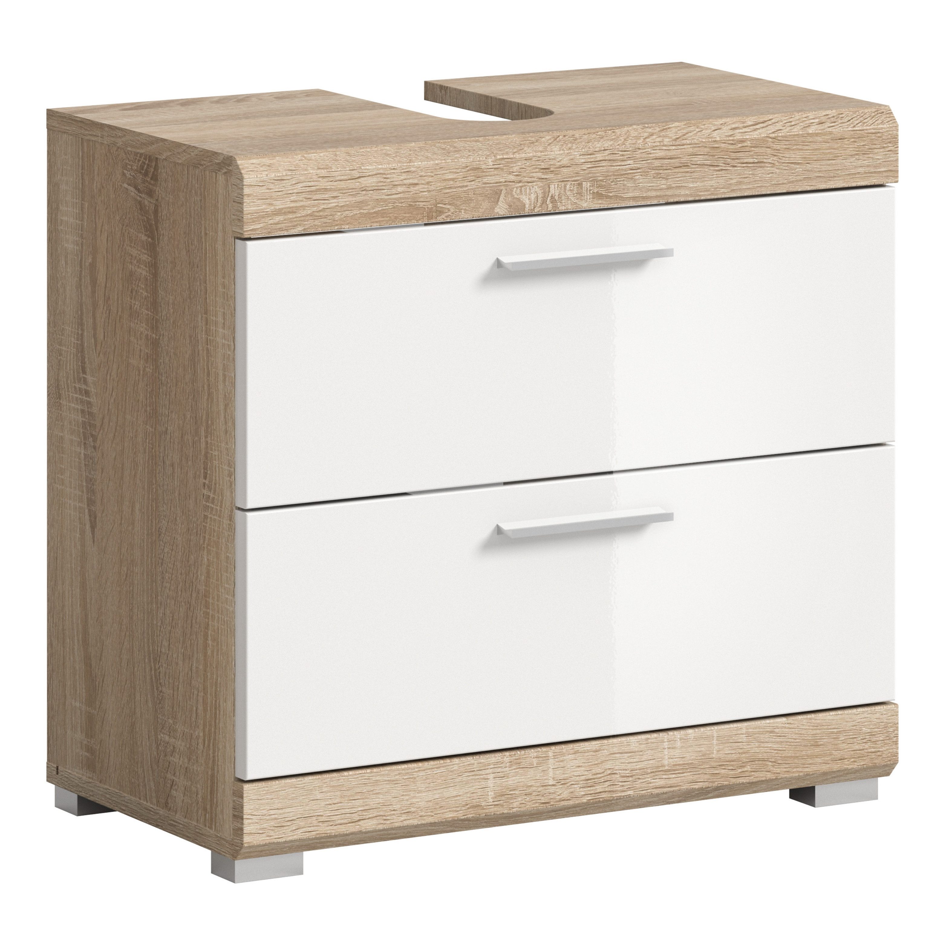 furnling Waschbeckenunterschrank Scott 2 Schubladen, Badmöbel, Badschrank, günstig online kaufen