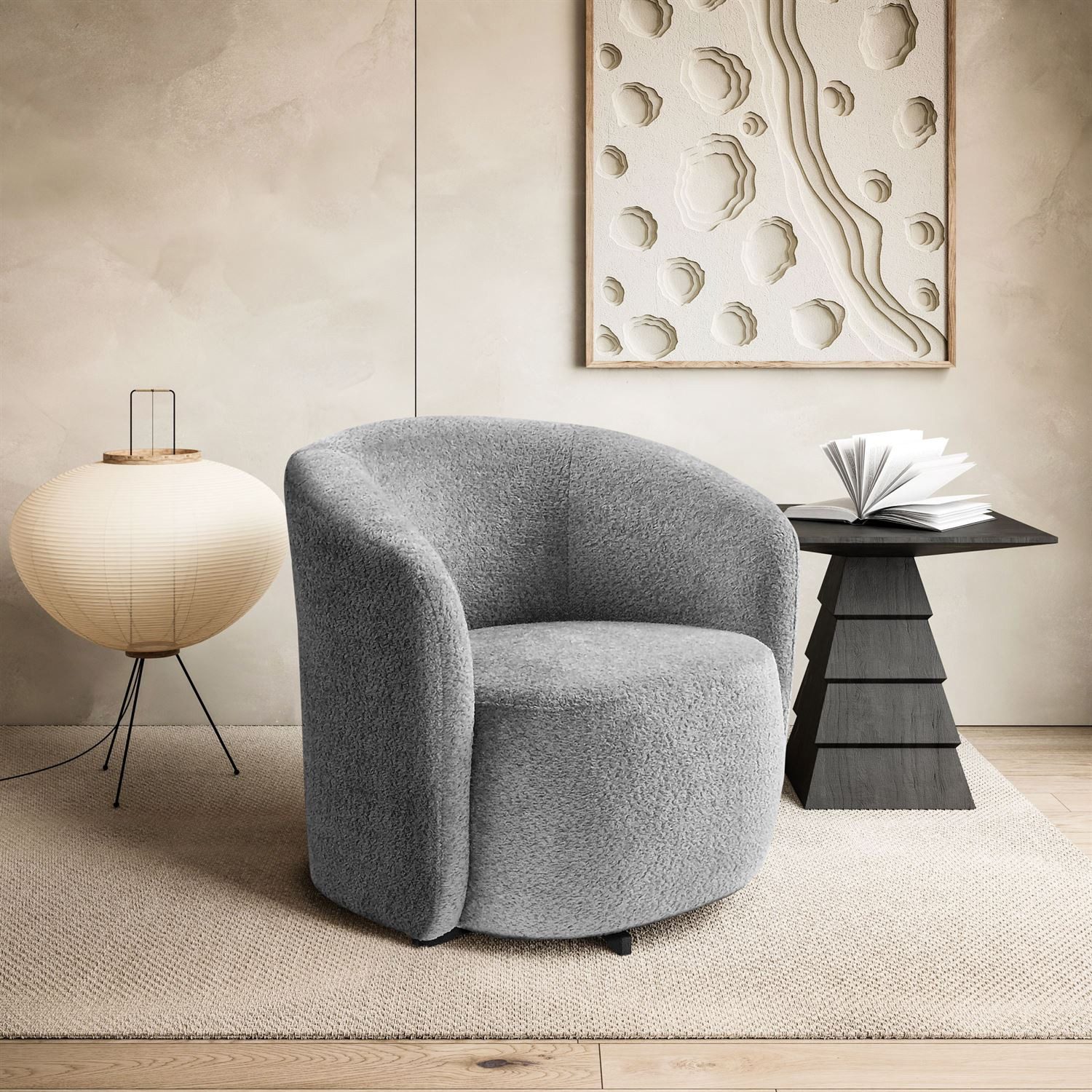 Lookway Drehsessel SWING 360° Bequemer Drehstuhl