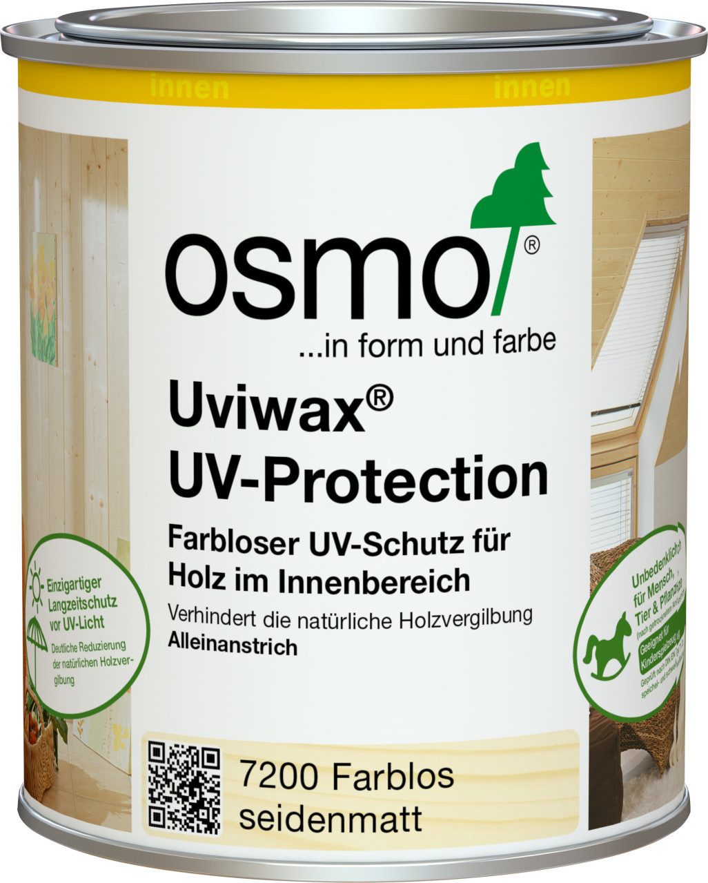 Osmo Hartholzöl Osmo Uviwax UV-Schutz 750 ml farblos