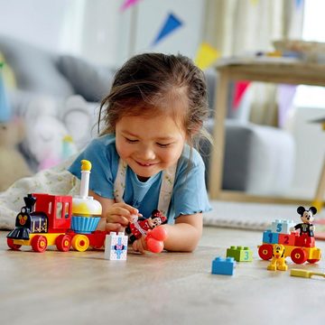 LEGO® Konstruktionsspielsteine Mickys und Minnies Geburtstagszug (10941), LEGO® DUPLO® Disney™, (22 St), Made in Europe