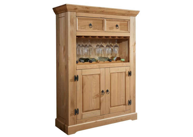 Woodroom Barschrank Visby mit Flaschenboden