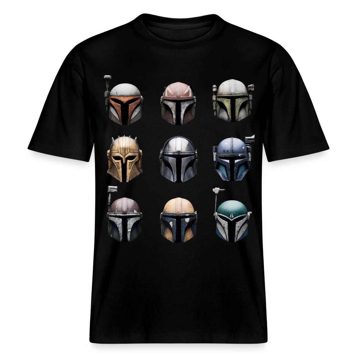 T-Shirt Star Wars: Mandalorian Mandalorianische Helme Relaxed Fit Unisex T-Shi