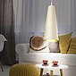 SPOT Light Pendelleuchte, Hänge Lampe Küchen Ess Zimmer Beleuchtung Textil Decken Pendel Leuchte creme Spotlight 1117101, Bild 3