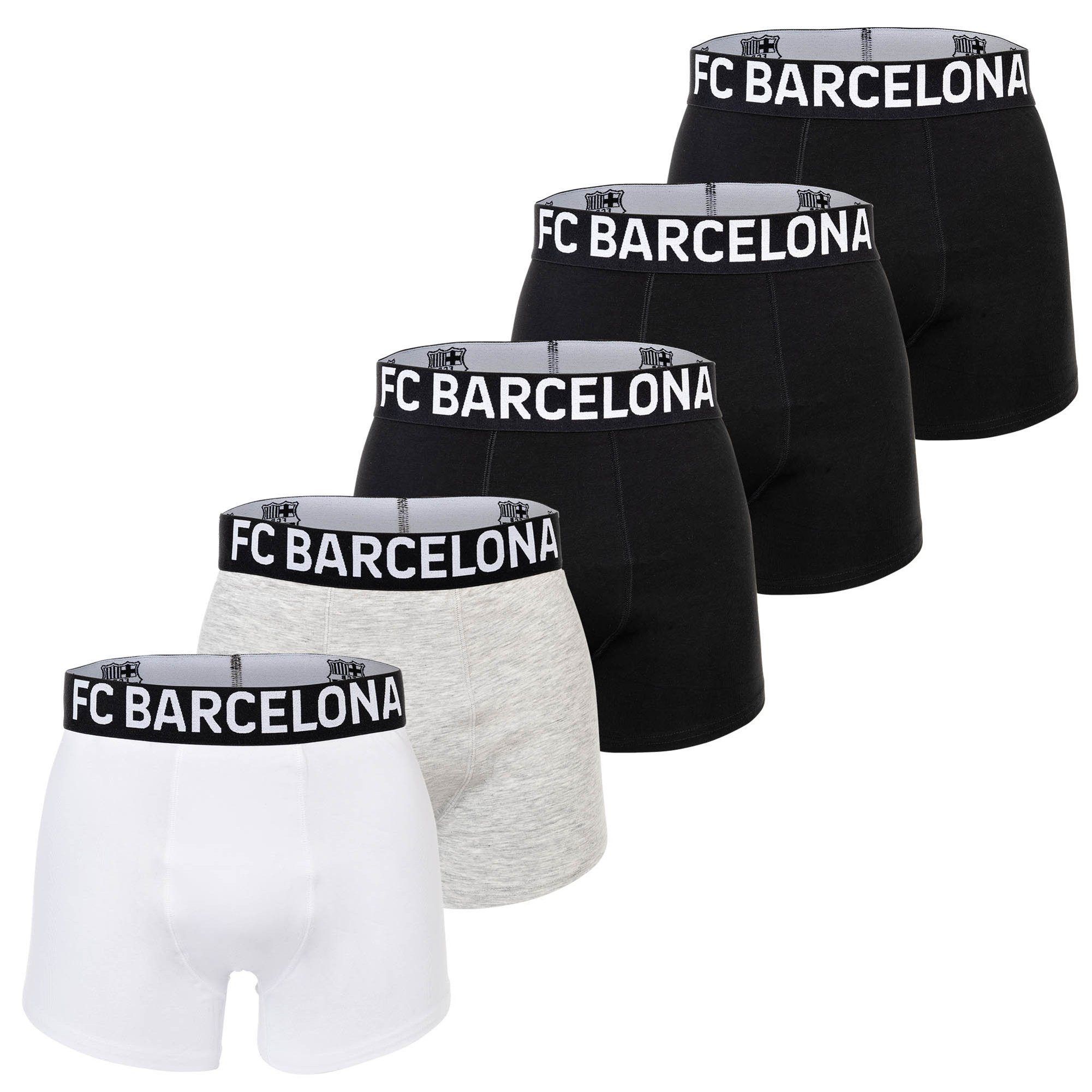 FC Barcelona Boxer Herren Boxershort 5er Pack Baumwolle (Packung, 5er Pack)