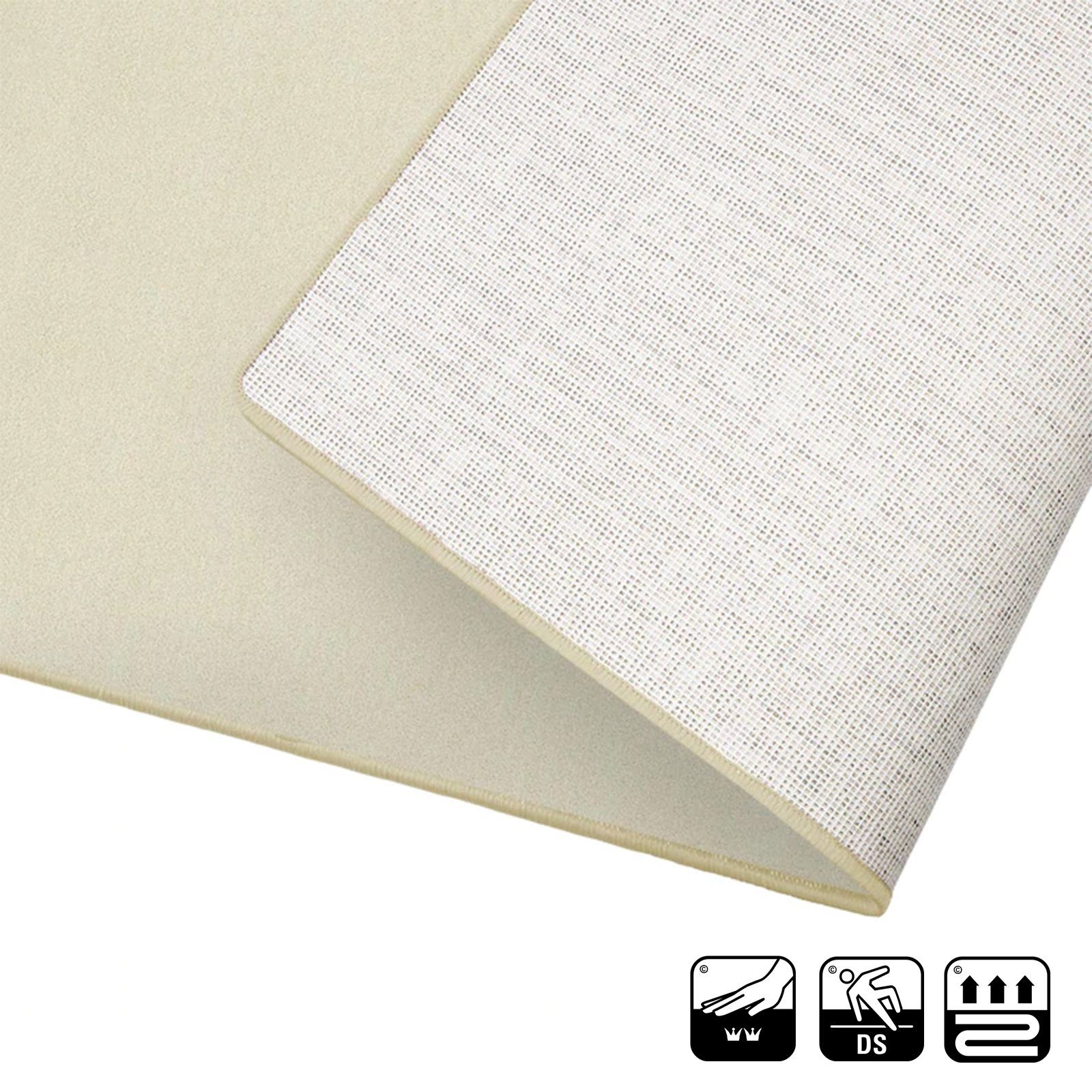 Karat Hochflor-Bettumrandung Fallon, Bettvorleger, ideal im Schlafzimmer, v günstig online kaufen