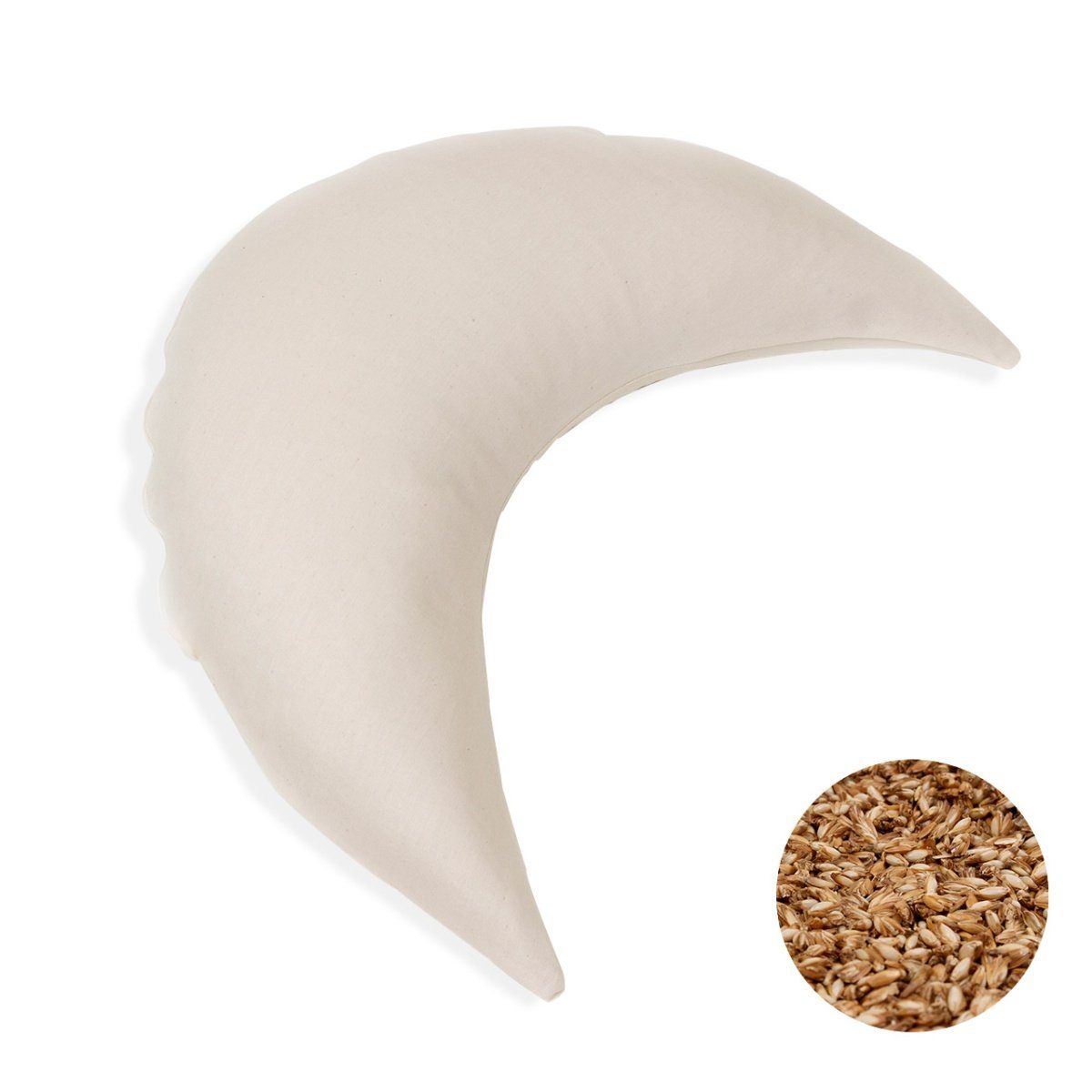 mudis Nackenstützkissen, Füllung: Dinkelspelzen, Bezug: Baumwolle (Bio), Rü günstig online kaufen