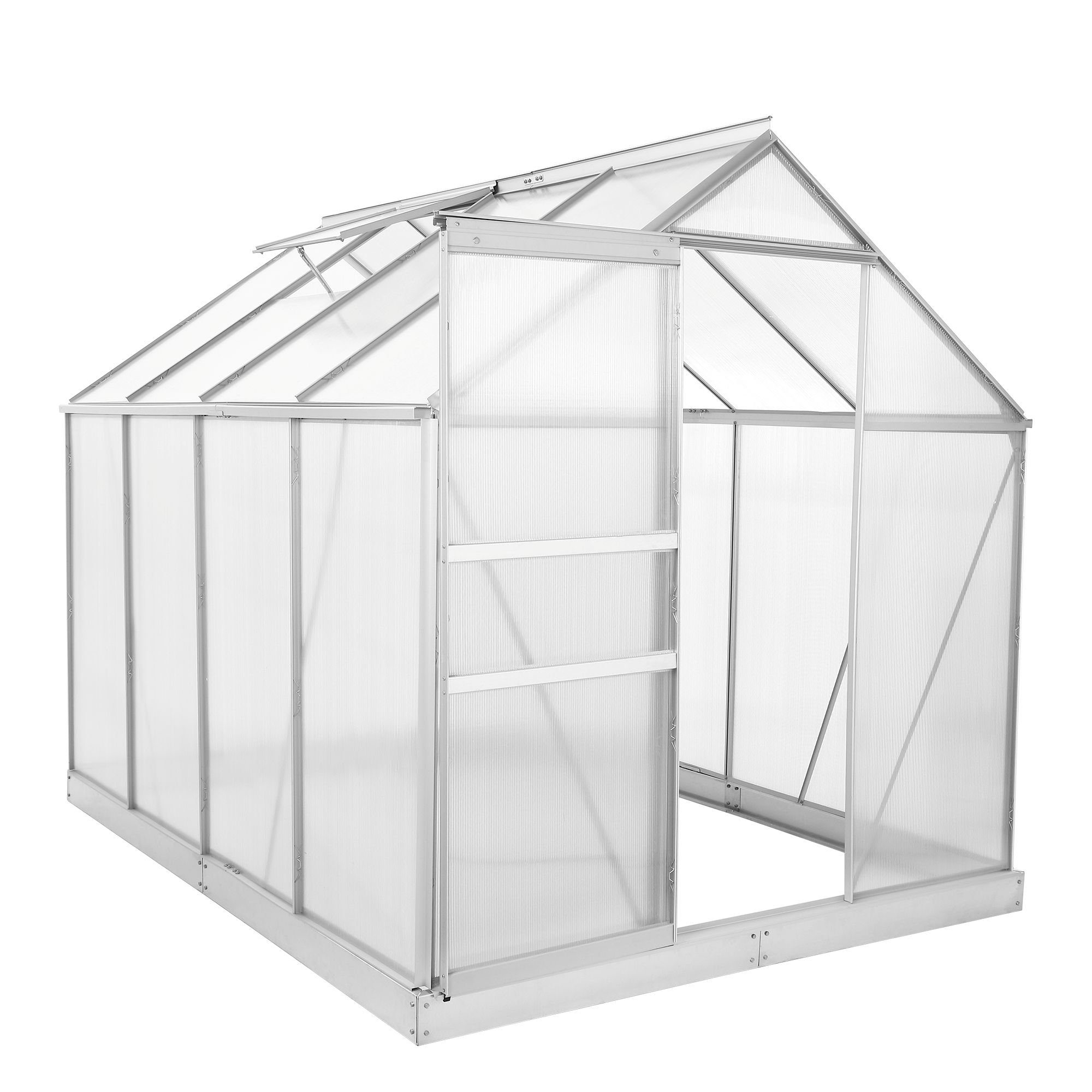 Zelsius Gewächshaus Aluminium Gewächshaus SET, 6 günstig online kaufen