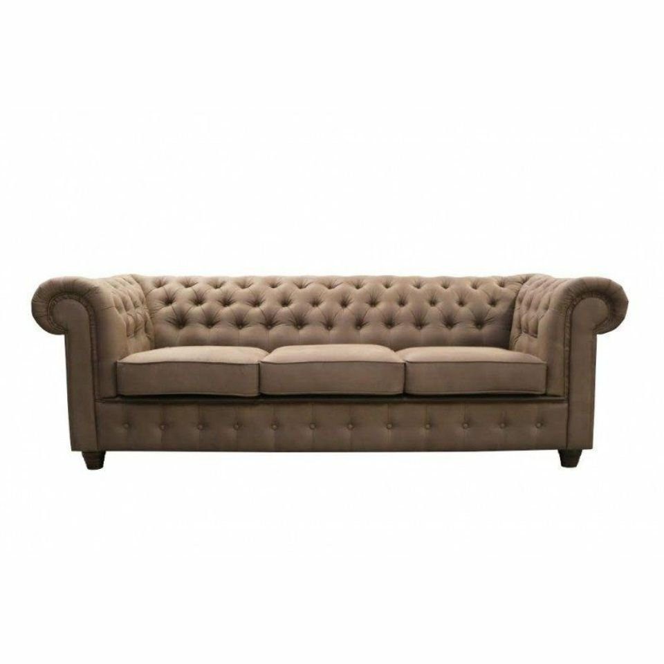 JVmoebel Sofa, Chesterfield 3+1 Sitzer Polster Sofagarnitur Couch Leder Sofas