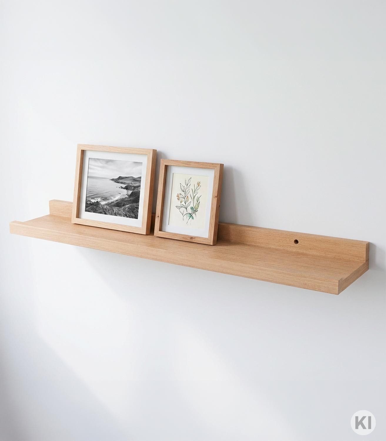 Home4You Deko-Wandregal Bilderleisten 2er Set, Spar-Set – Bild 2 von 4