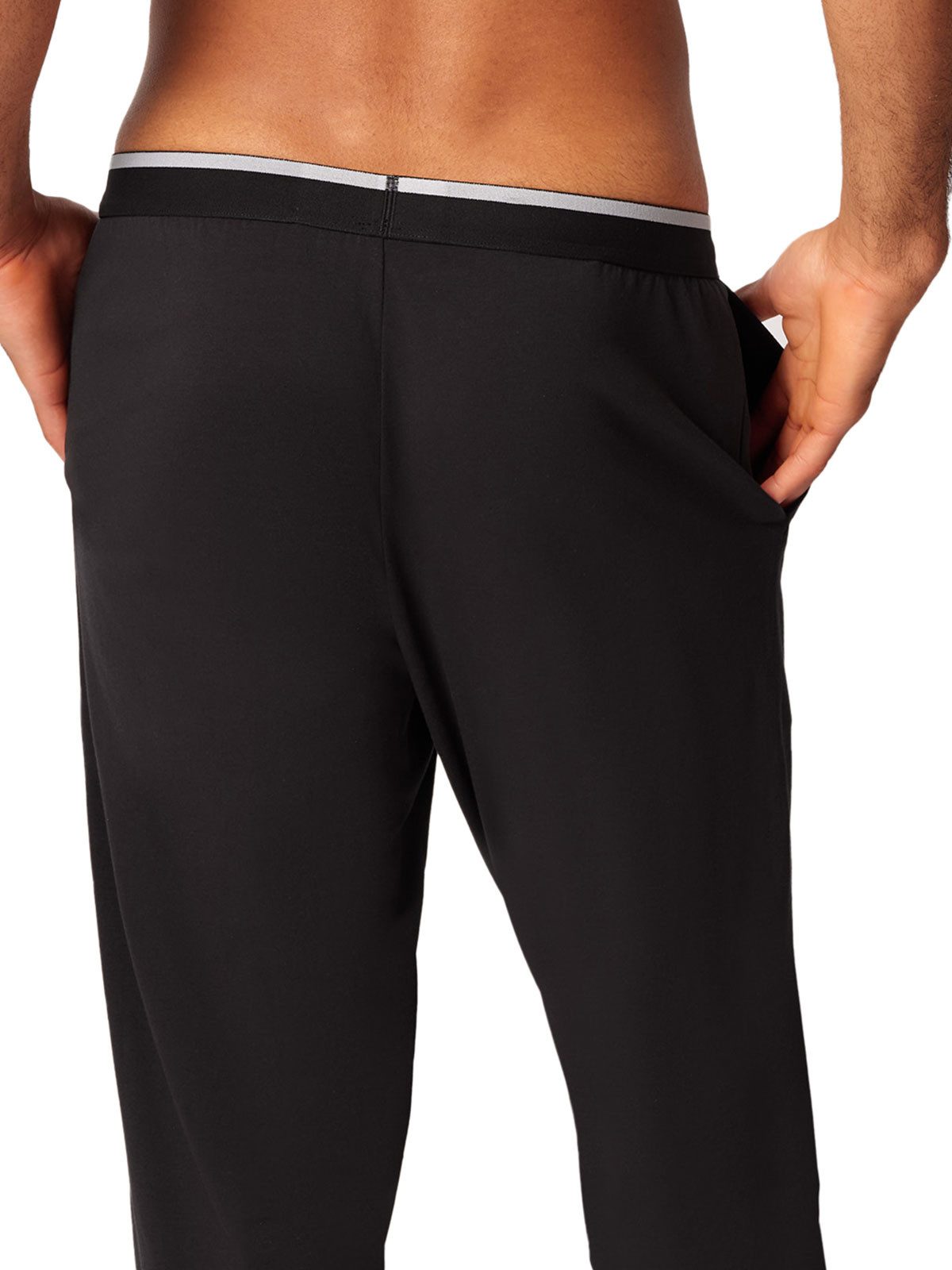 Skiny Loungehose Herren Hose lang Night In Mix & Match (Stück, 1-tlg) -