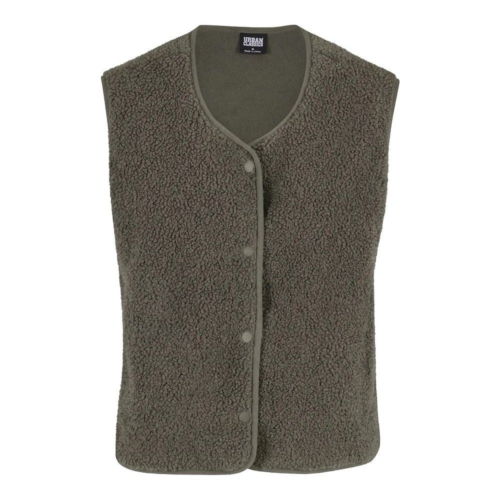 URBAN CLASSICS Sweatweste Buttoned Teddy Vest