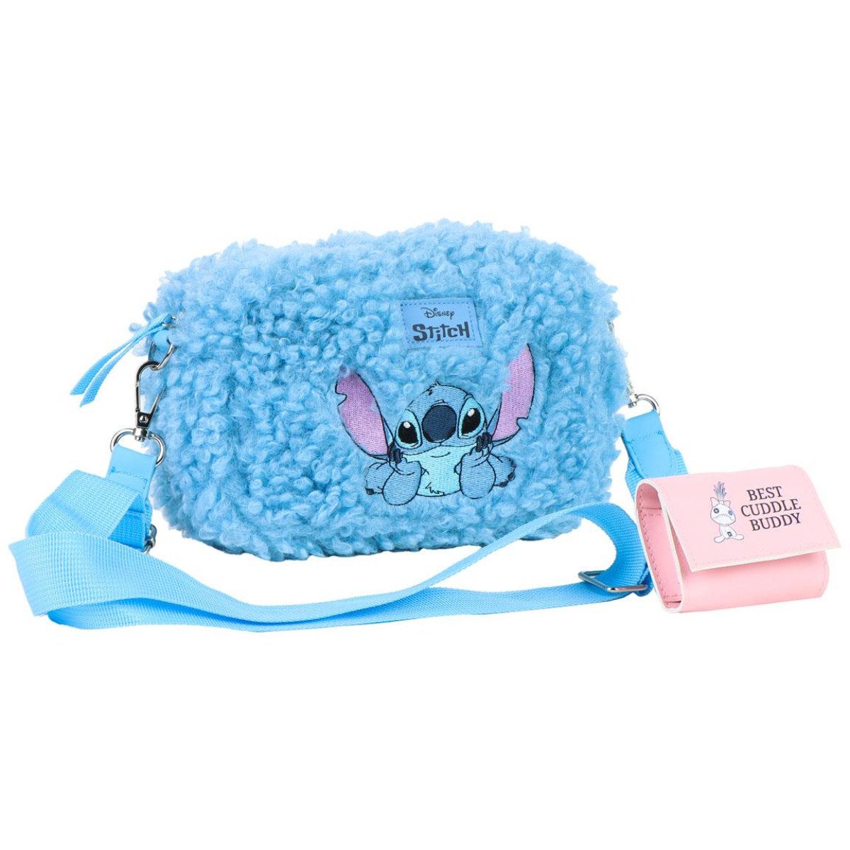 Umhängetasche Disney Stitch Tasche Damen klein weiche Fleece Damen Tasche
