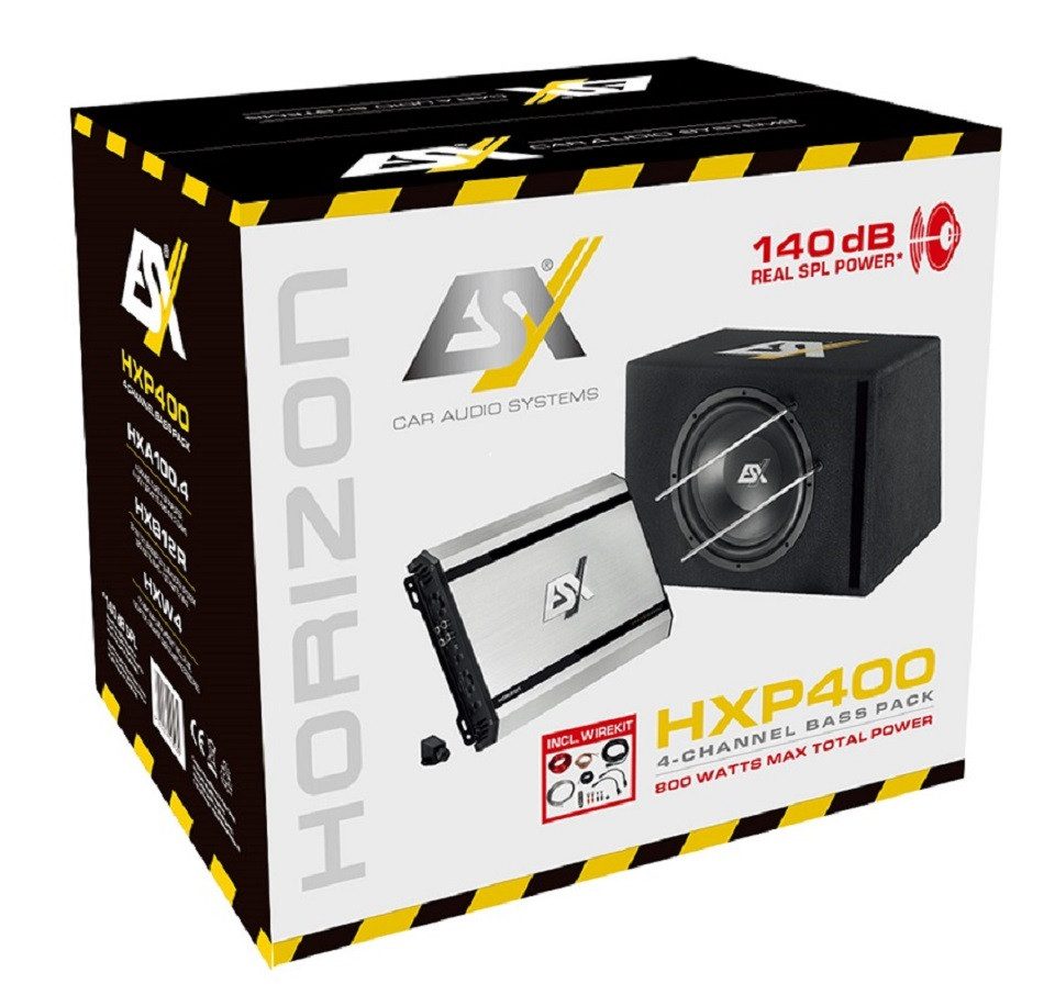 ESX HXP400 Basspaket Auto-Subwoofer