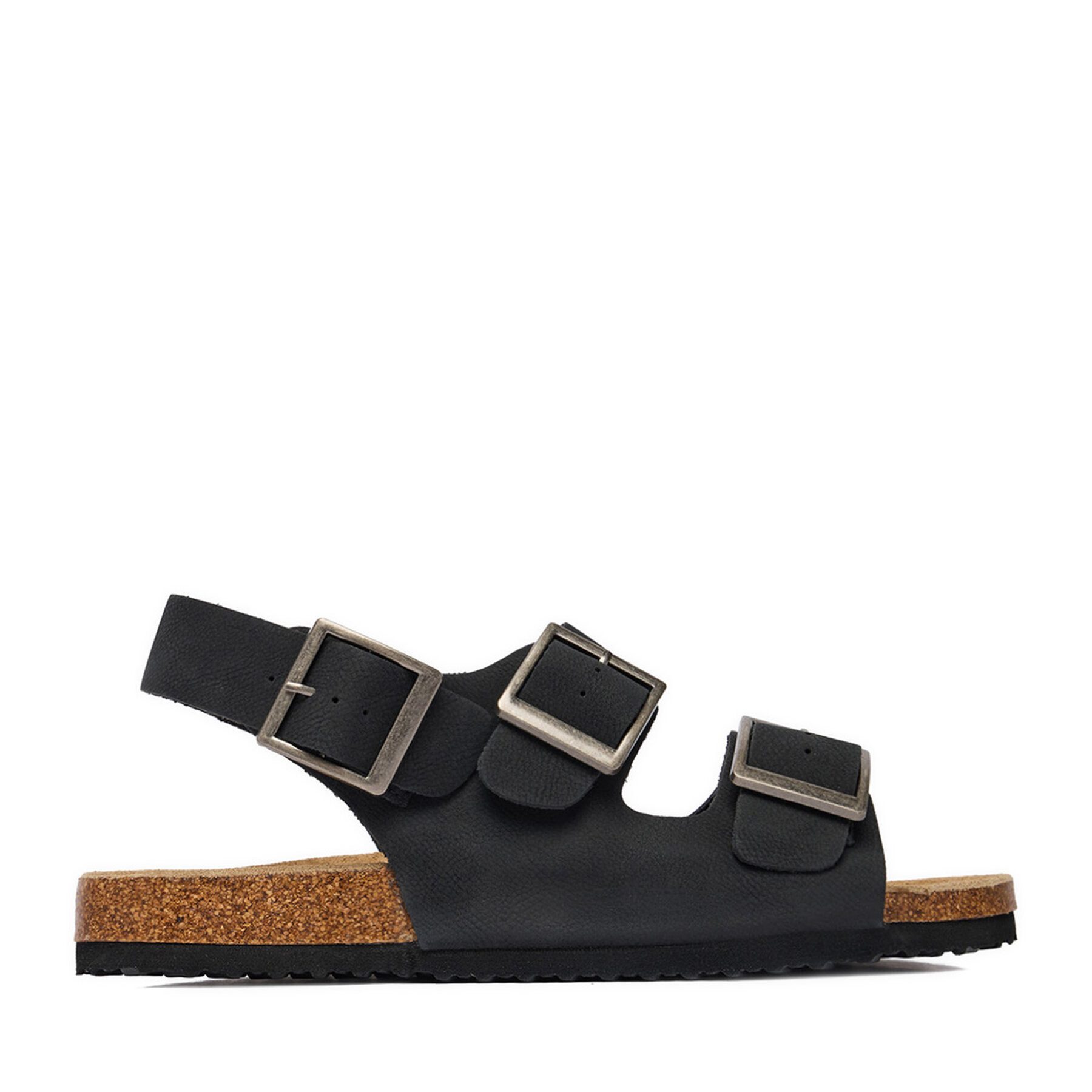Go Soft Herren-Sandalen Schwarz Sandale