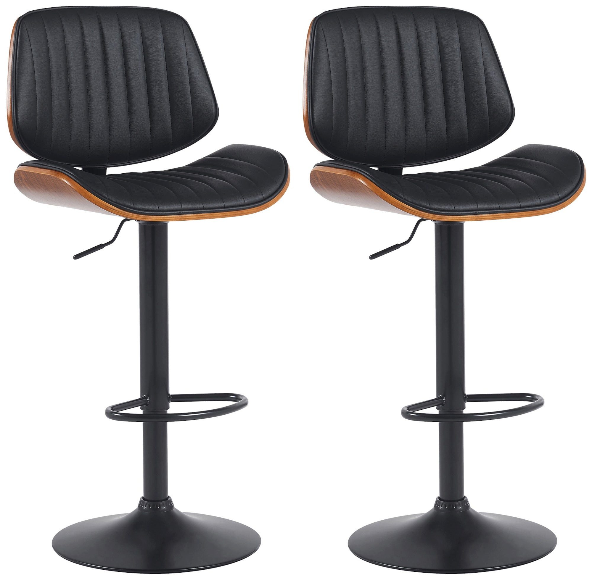 Bistrostuhl 2er Set Barhocker Clawson Kunstleder