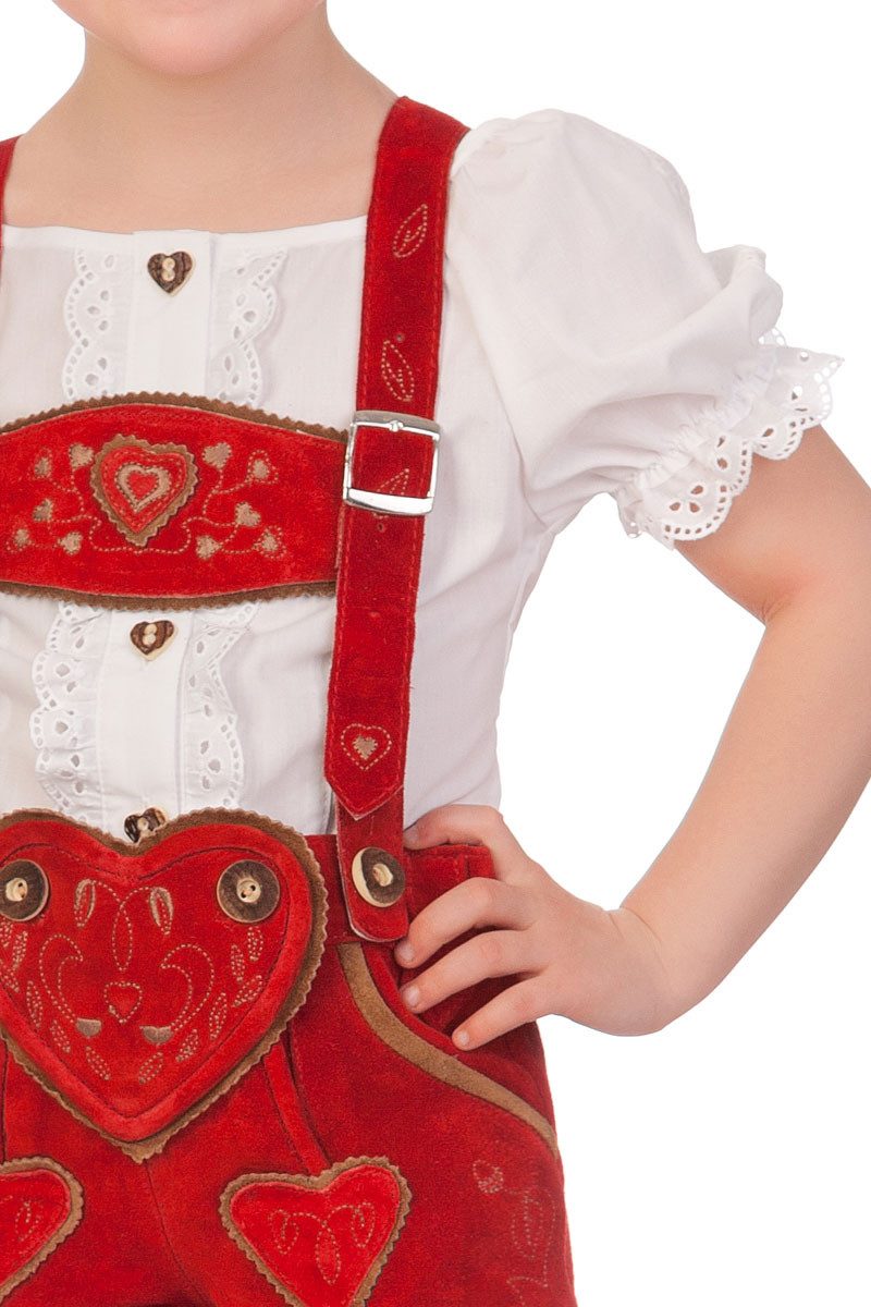 M.Stützle GmbH Trachtenbluse Mädchen Bluse - NANNERL