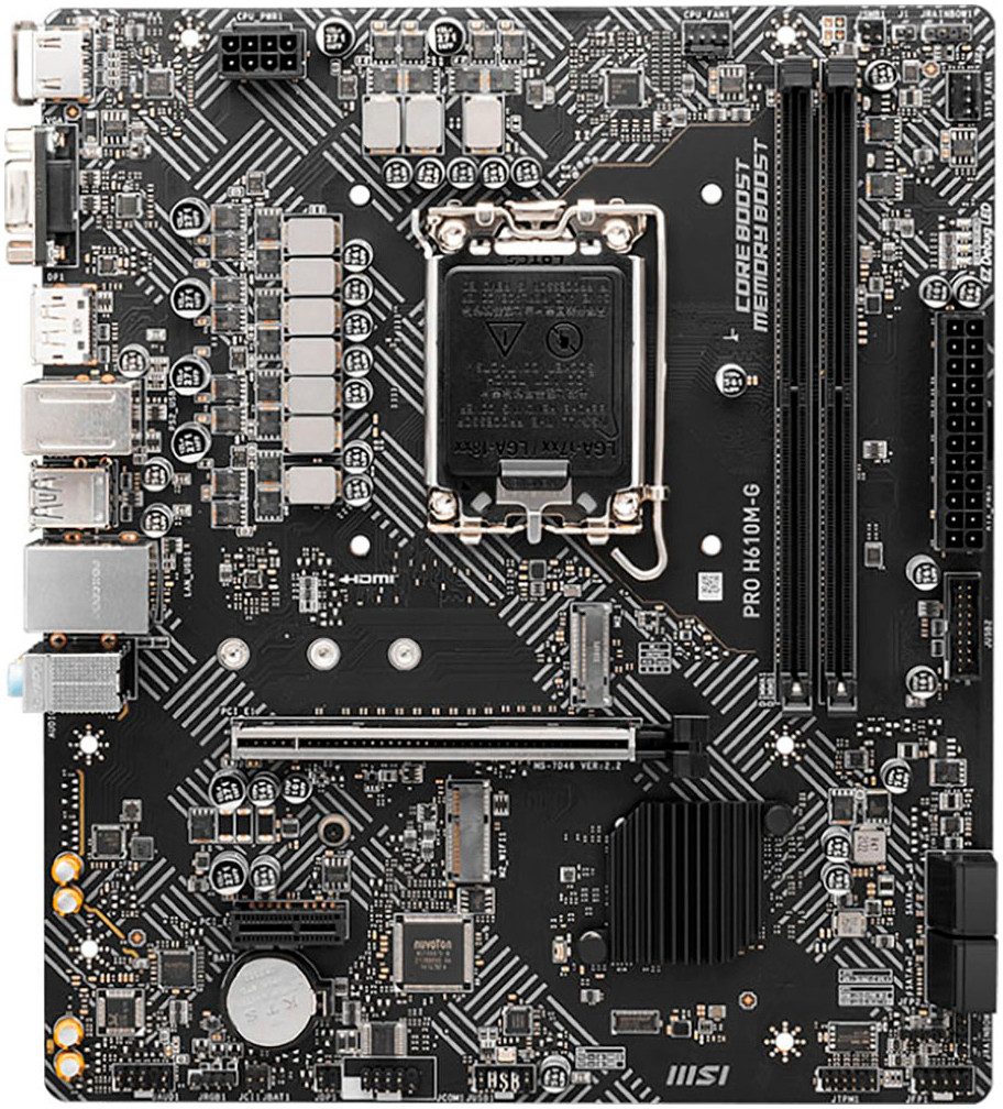 MSI PRO H610M-G Mainboard