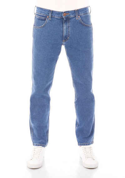 Wrangler Straight-Jeans Herren Джинсиhose Greensboro Regular Fit Denim Hose mit Stretch