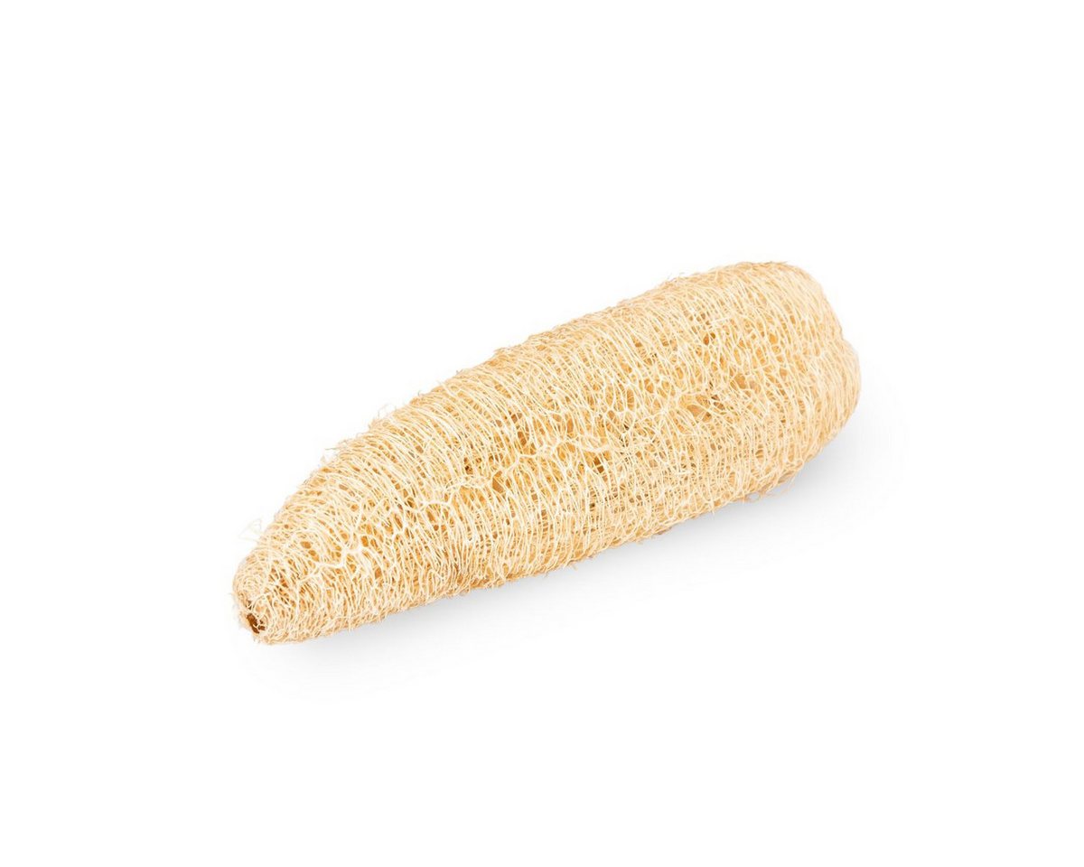 NaDeco Bastelnaturmaterial Schwammgurke geschält, Länge ca.12-16 cm, Ø 4-6 cm Luffa aegyptiaca