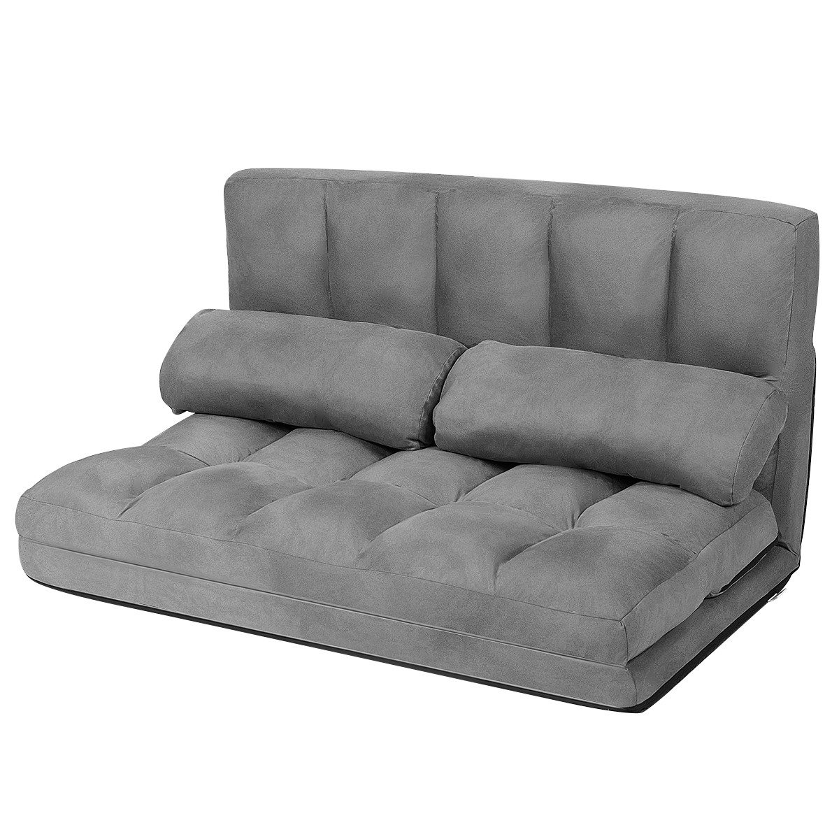 COSTWAY Schlafsofa, mit Bettfunktion, 2 Sitzer,klappbar, günstig online kaufen