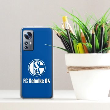 DeinDesign Handyhülle FC Schalke 04 Blau, Xiaomi 12X 5G Silikon Hülle Bumper Case Handy Schutzhülle