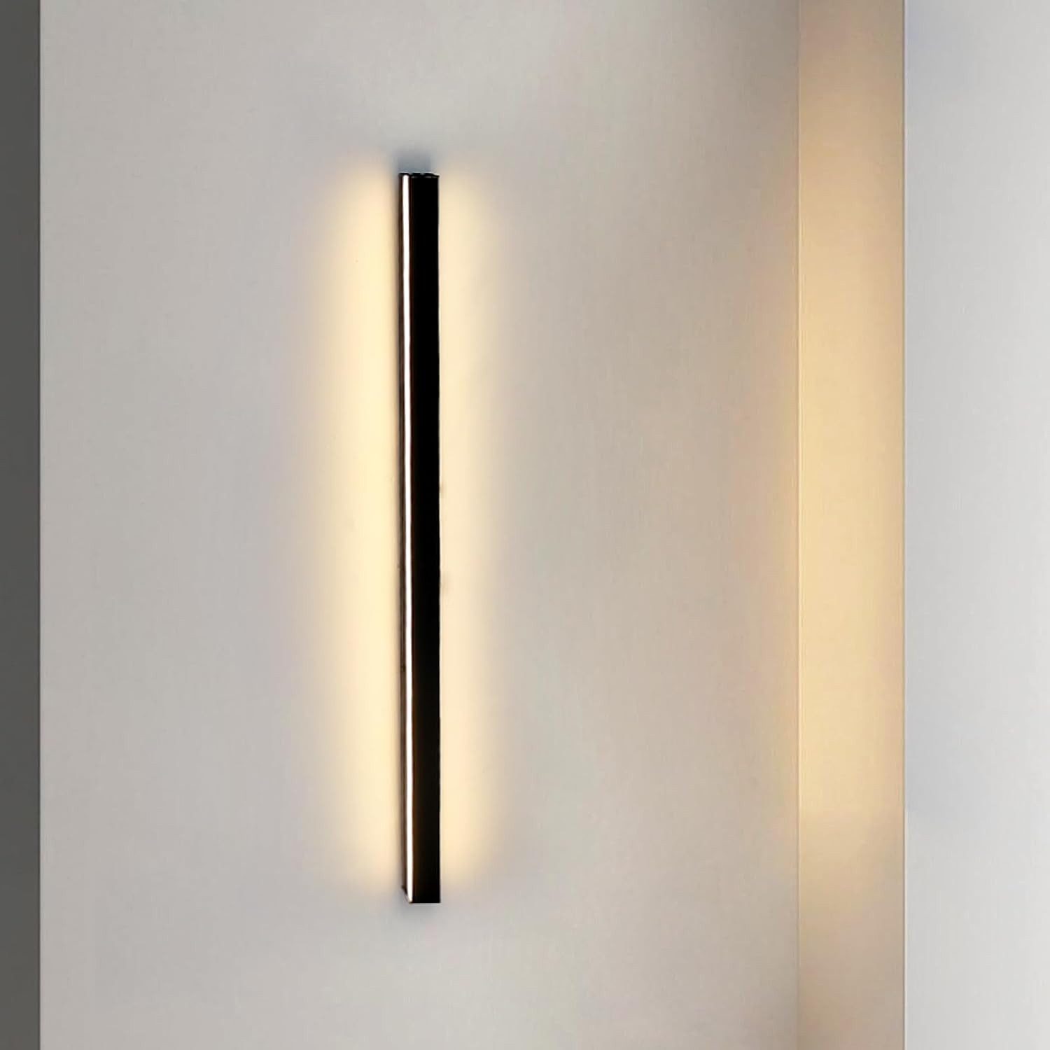 Nettlife LED Wandleuchte Schwarz Modern 60CM günstig online kaufen