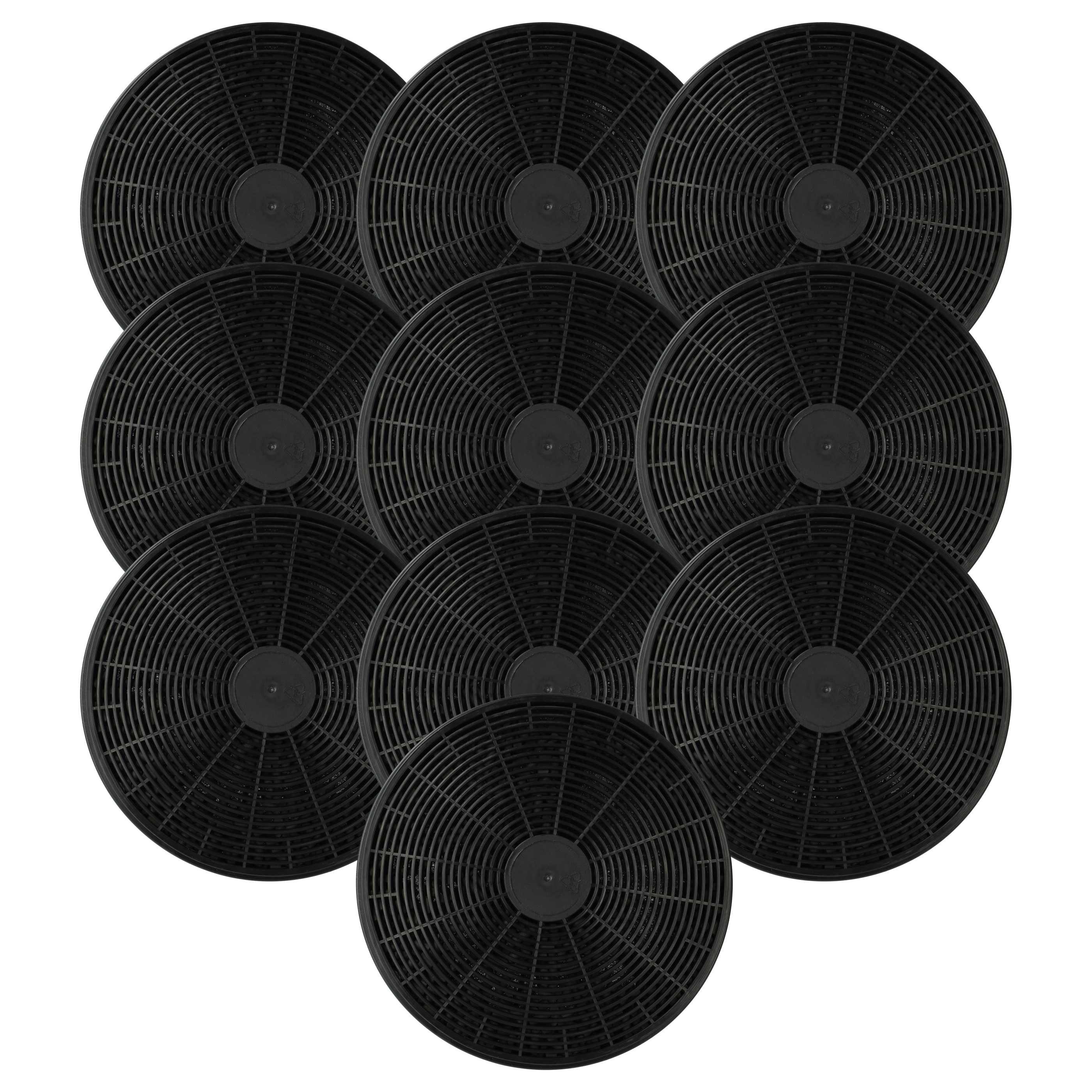 vhbw Aktivkohlefilter Ersatz für Candy 49037930 für Dunstabzugshaube, Zubehör für Candy / Fagor / Hanseatic / Schneider / Klarstein / Bomann / Respekta / Baumatic / KKT Kolbe / PKM / Sogedis / Vioks / Exquisit Candy 49037930, Fagor AS0015184, Hanseatic CF110, K10001, 812120, 4016572013856, Schneider CF110, K10001, 4016572013856, Klarstein 10030983, CGCH2, K10001, 10027530, 10027711, Bomann KF 561, 256100, KF561, 256300, Respekta MIZ0023, MIZ0023N, MIZ0023NA1, Baumatic ST1, KKT Kolbe K122, K606, PKM CF110, K10001, 4016572013856, Sogedis 35419, 35973, Vioks 2461-BH, 50067-BH, Exquisit CF110, K10001, T1CHF01, 4016572013856