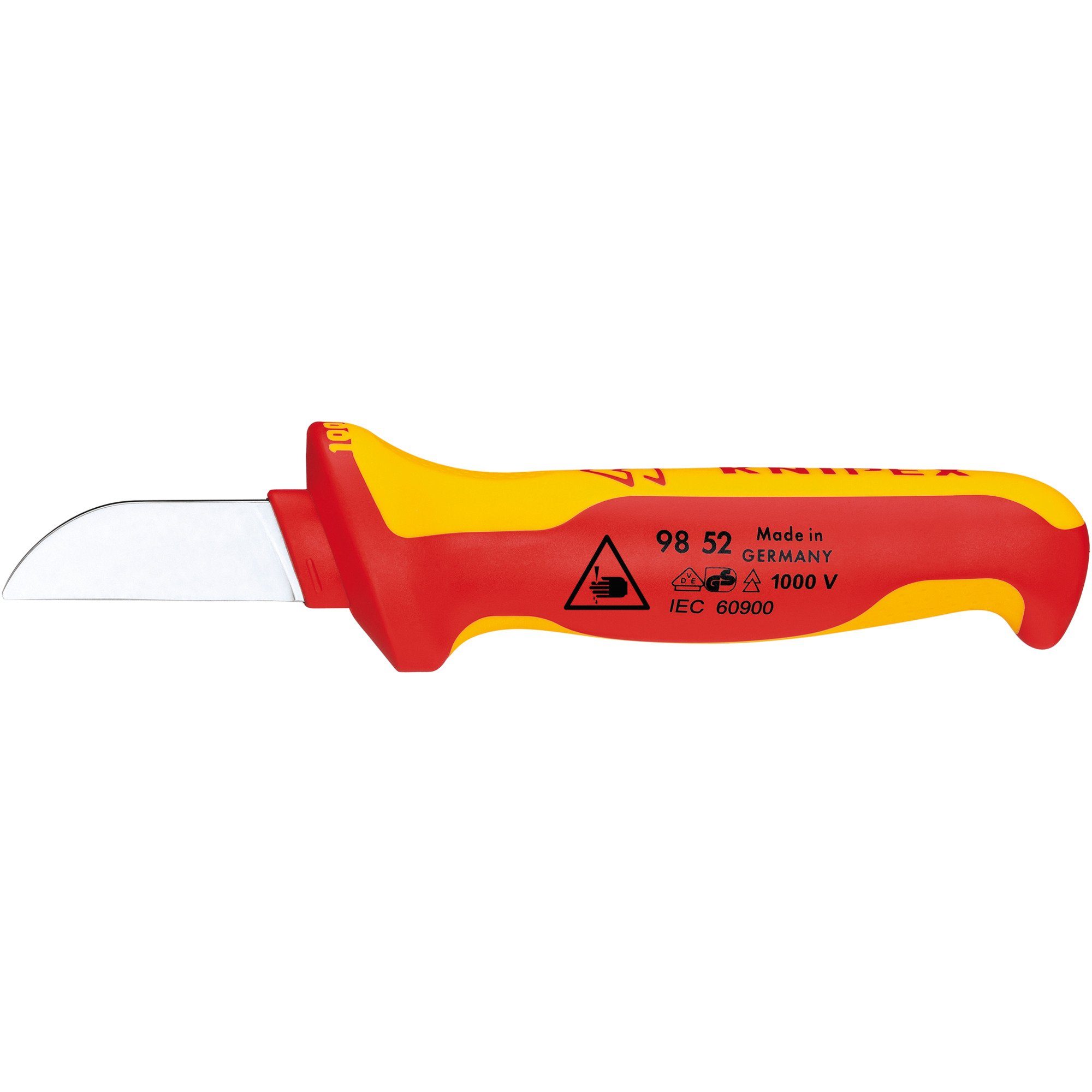 Knipex Kabelschere KNIPEX Kabelmesser 180mm 98 52 SB, Messer