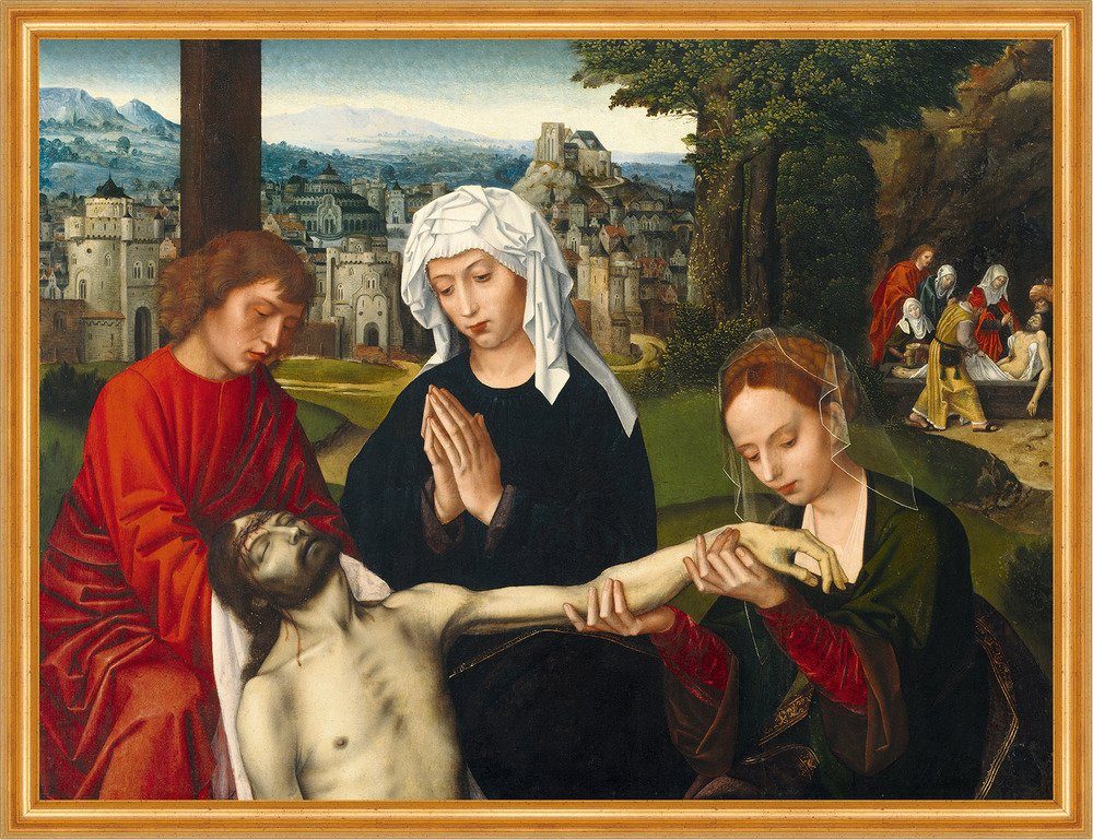 Kunstdruck Pieta at the Foot of the Cross Ambrosius Benson Religion B A2 00447 Ge