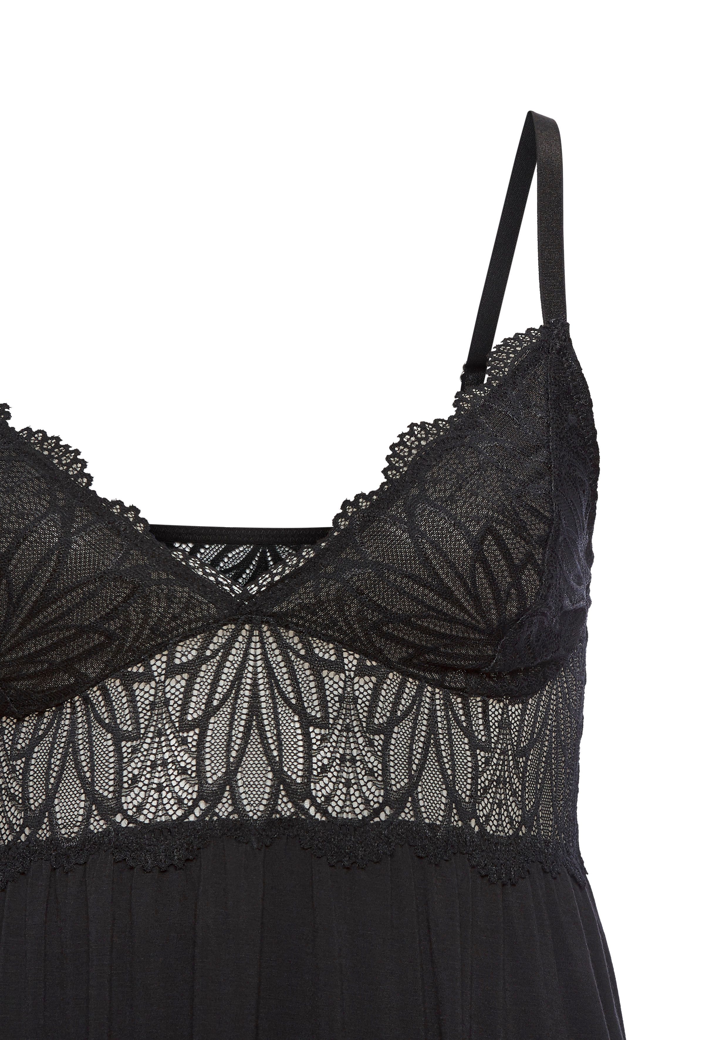 LASCANA Negligé Mit schönen Spitzendetails